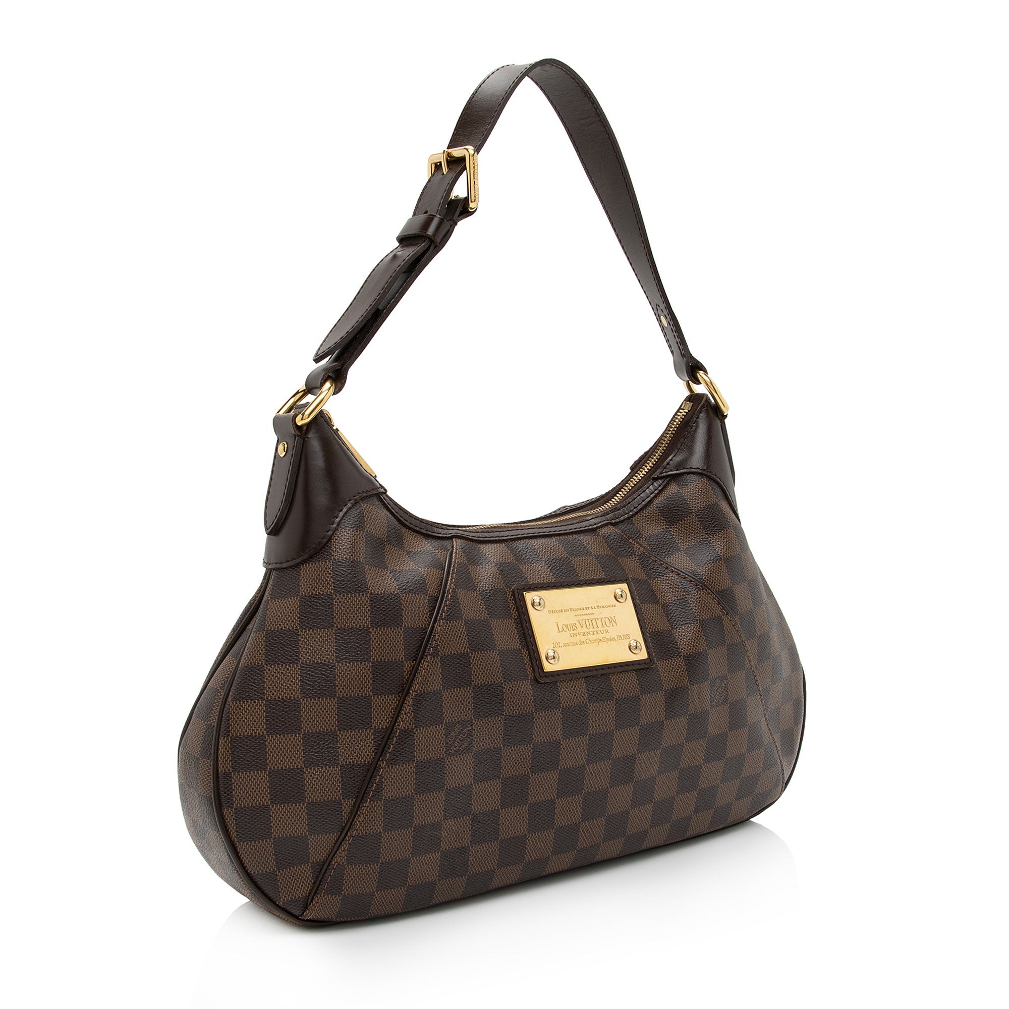 Louis Vuitton Damier Ebene Thames GM Shoulder Bag (SHF-2YfAQM)