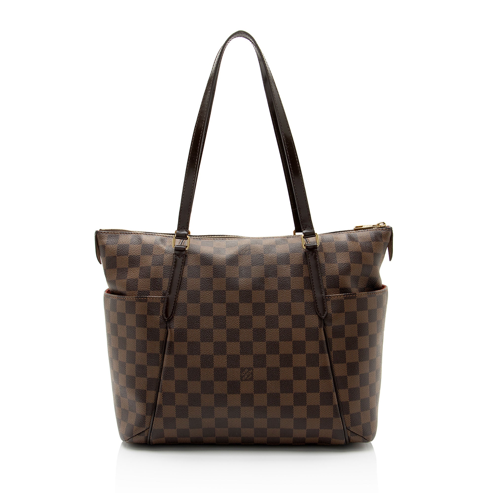 Louis Vuitton Damier Ebene Totally MM Tote (SHF-8799BZ)