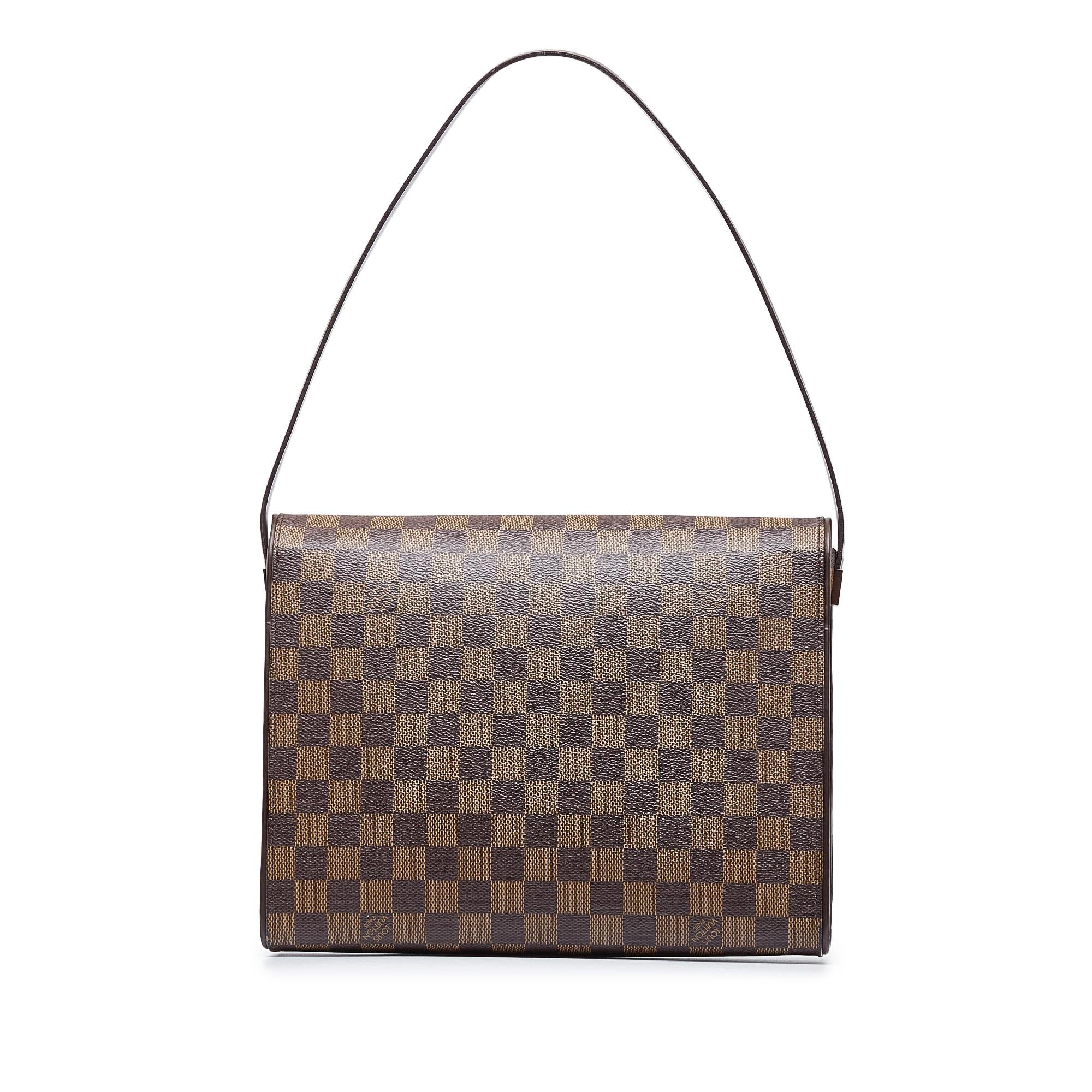 Louis Vuitton Damier Ebene Tribeca Carre (SHG-0I5RII)