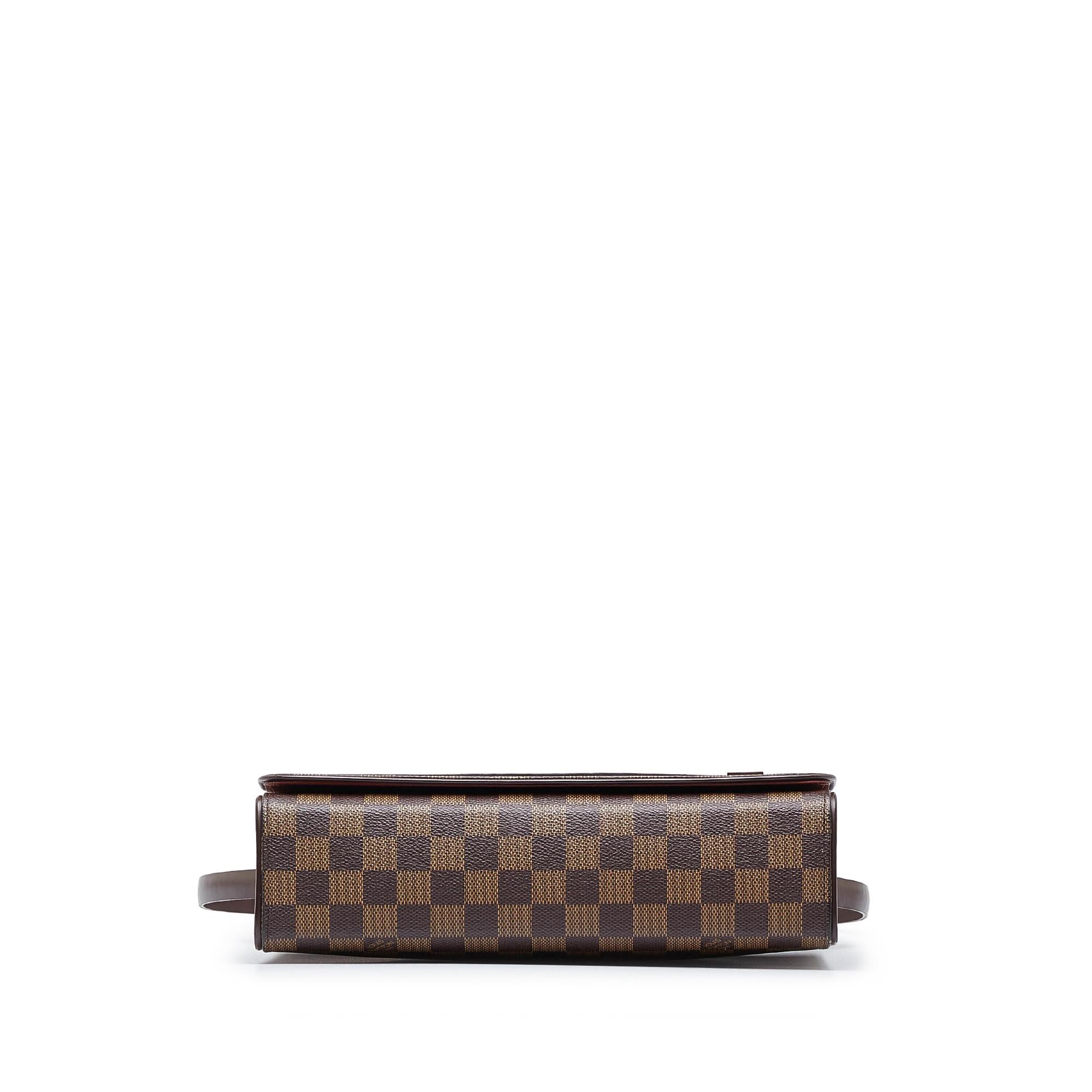 Louis Vuitton Damier Ebene Tribeca Carre (SHG-0I5RII)