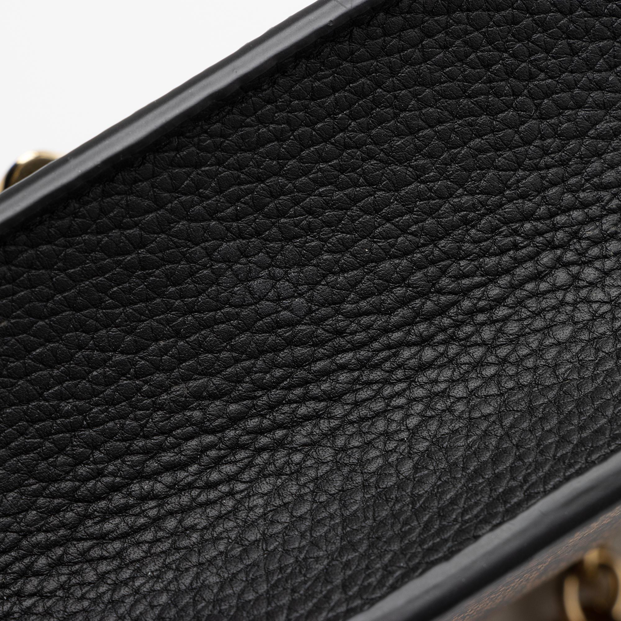 Louis Vuitton Damier Ebene Vavin Chain Wallet (SHF-Q7lkzh)