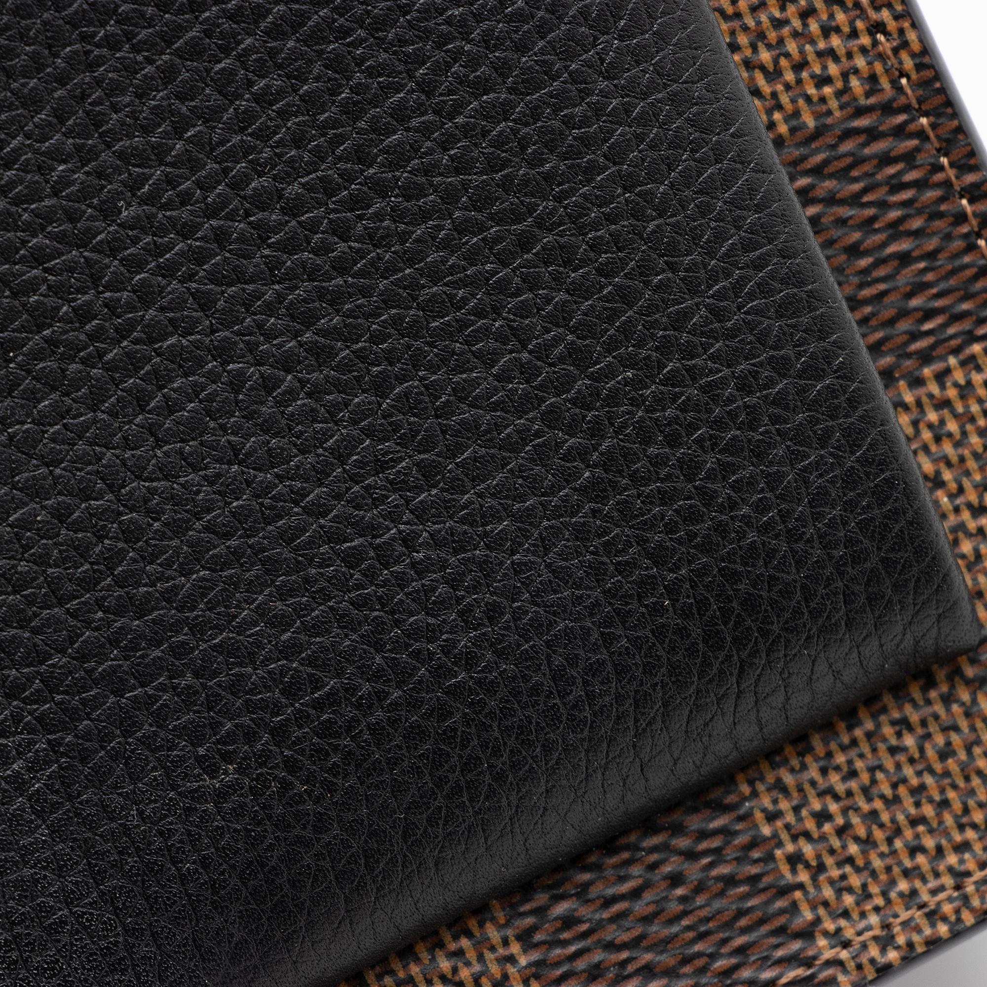 Louis Vuitton Damier Ebene Vavin Chain Wallet (SHF-Q7lkzh)