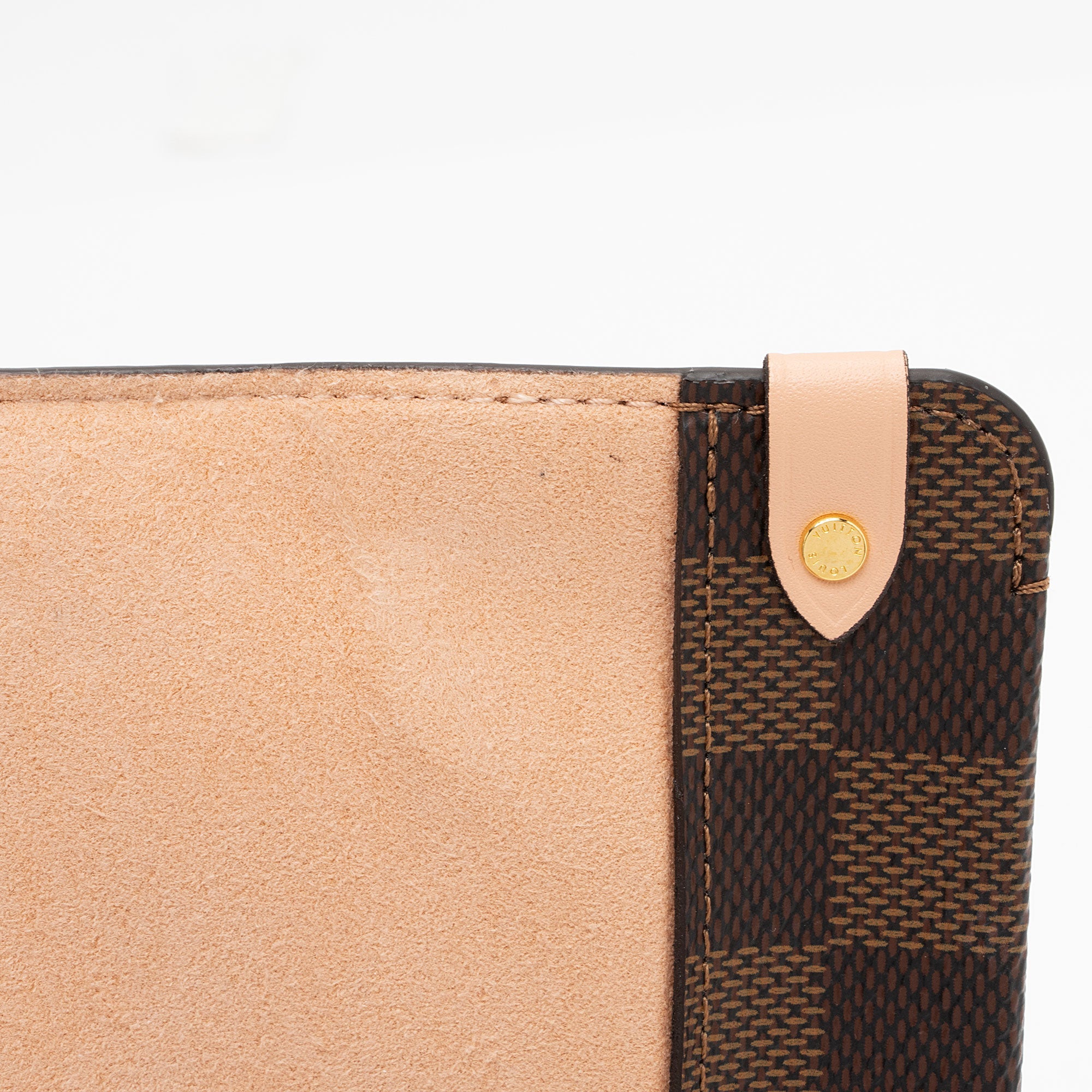 Louis Vuitton Damier Ebene Vavin Chain Wallet (SHF-SzZMpa)
