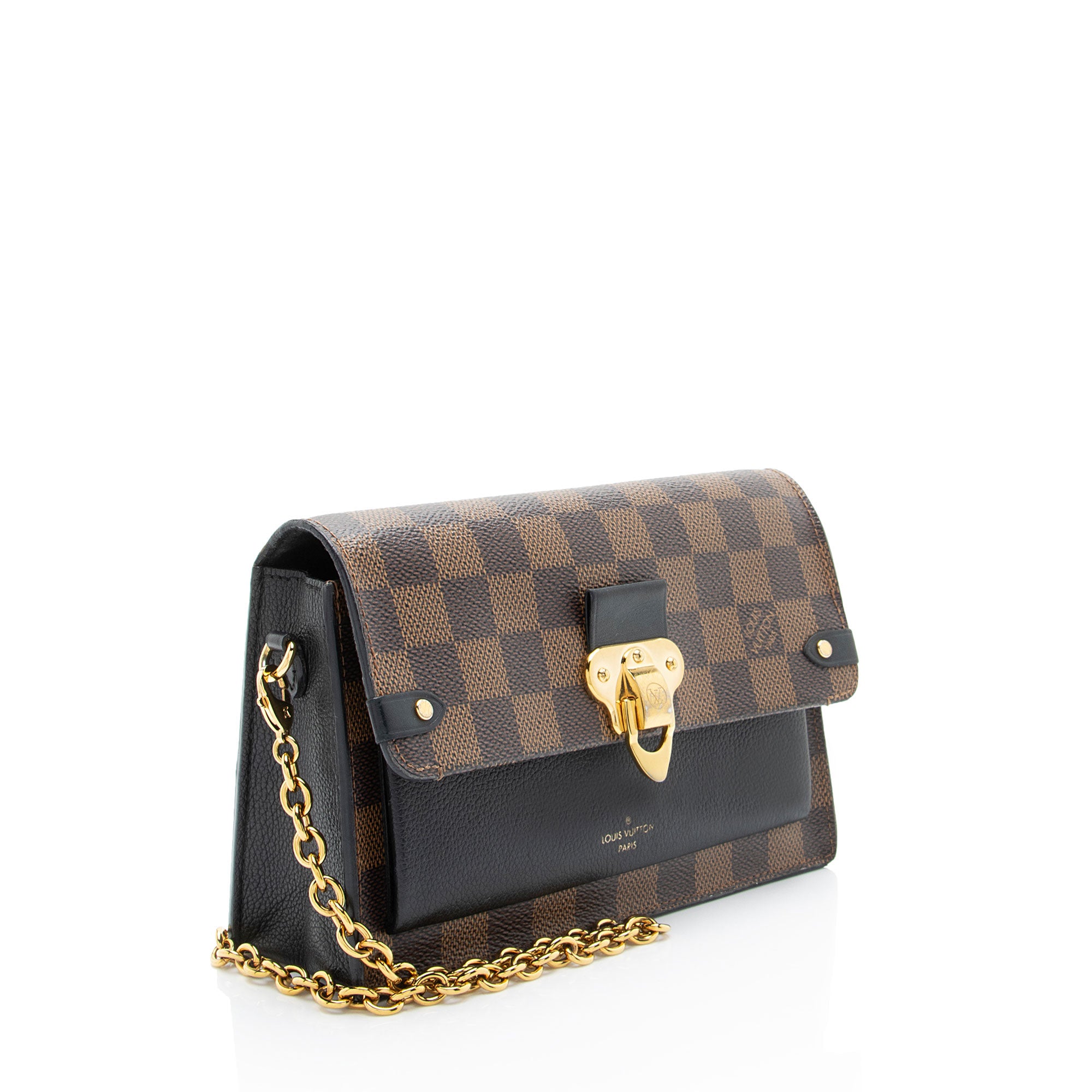 Louis Vuitton Damier Ebene Vavin Chain Wallet