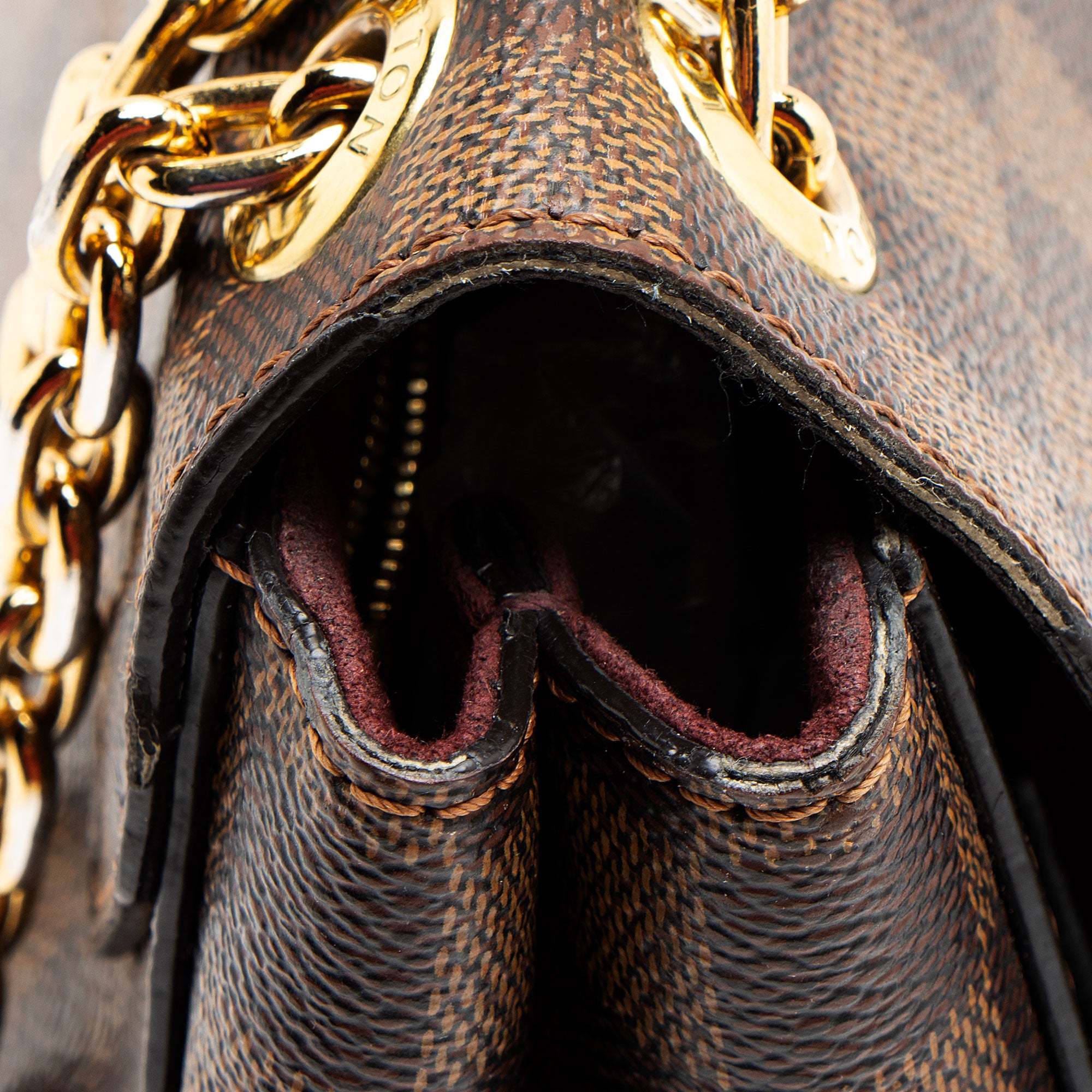 Louis Vuitton Damier Ebene Vavin PM Shoulder Bag