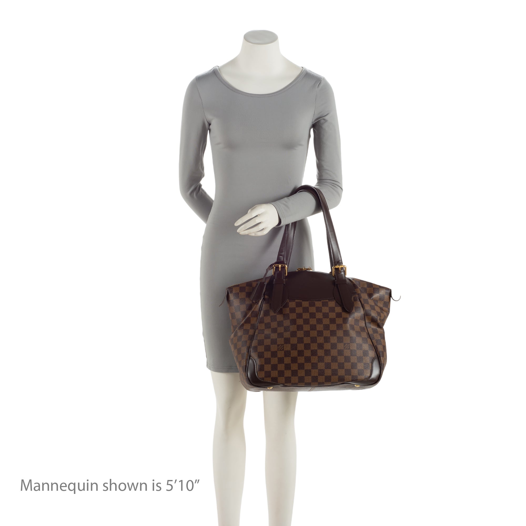 Louis Vuitton Damier Ebene Verona GM Shoulder Bag (SHF-BrKB8L)