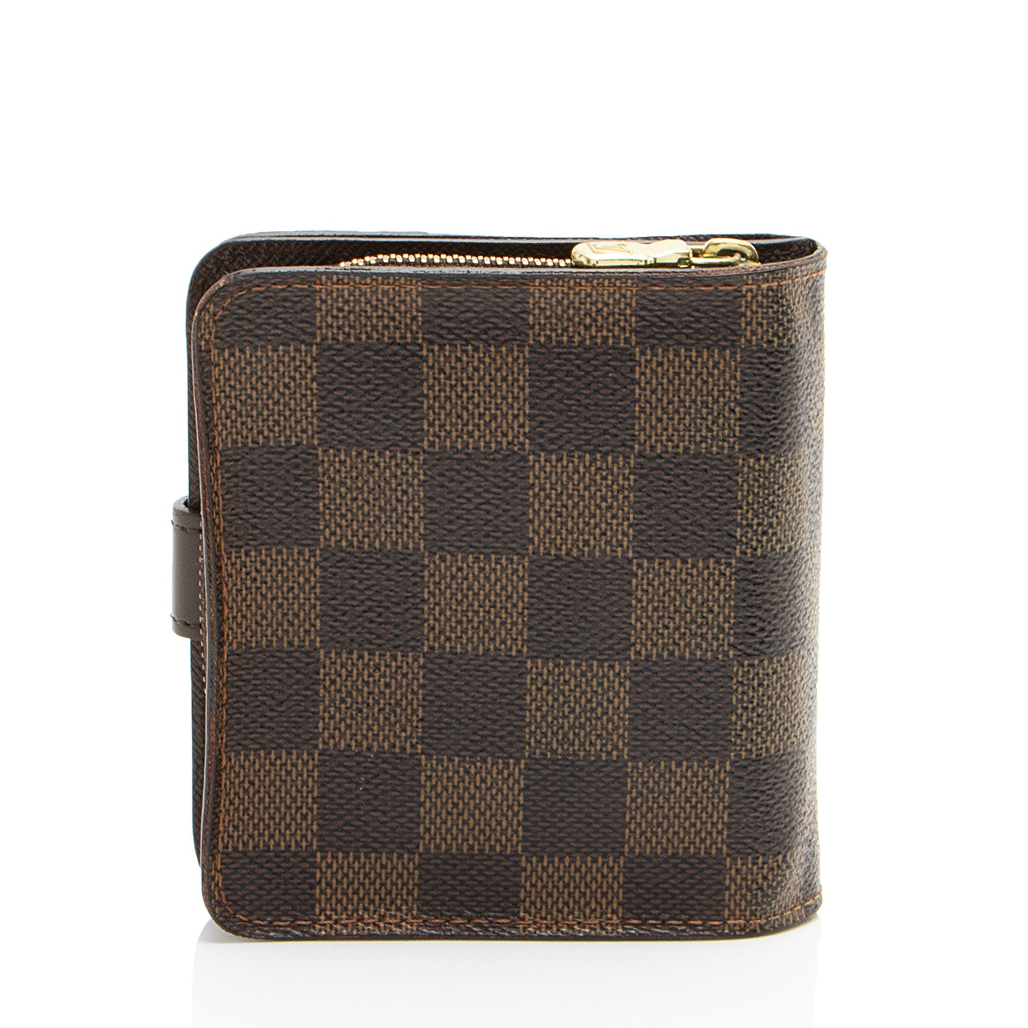 Louis Vuitton Damier Ebene Zipped Compact Wallet