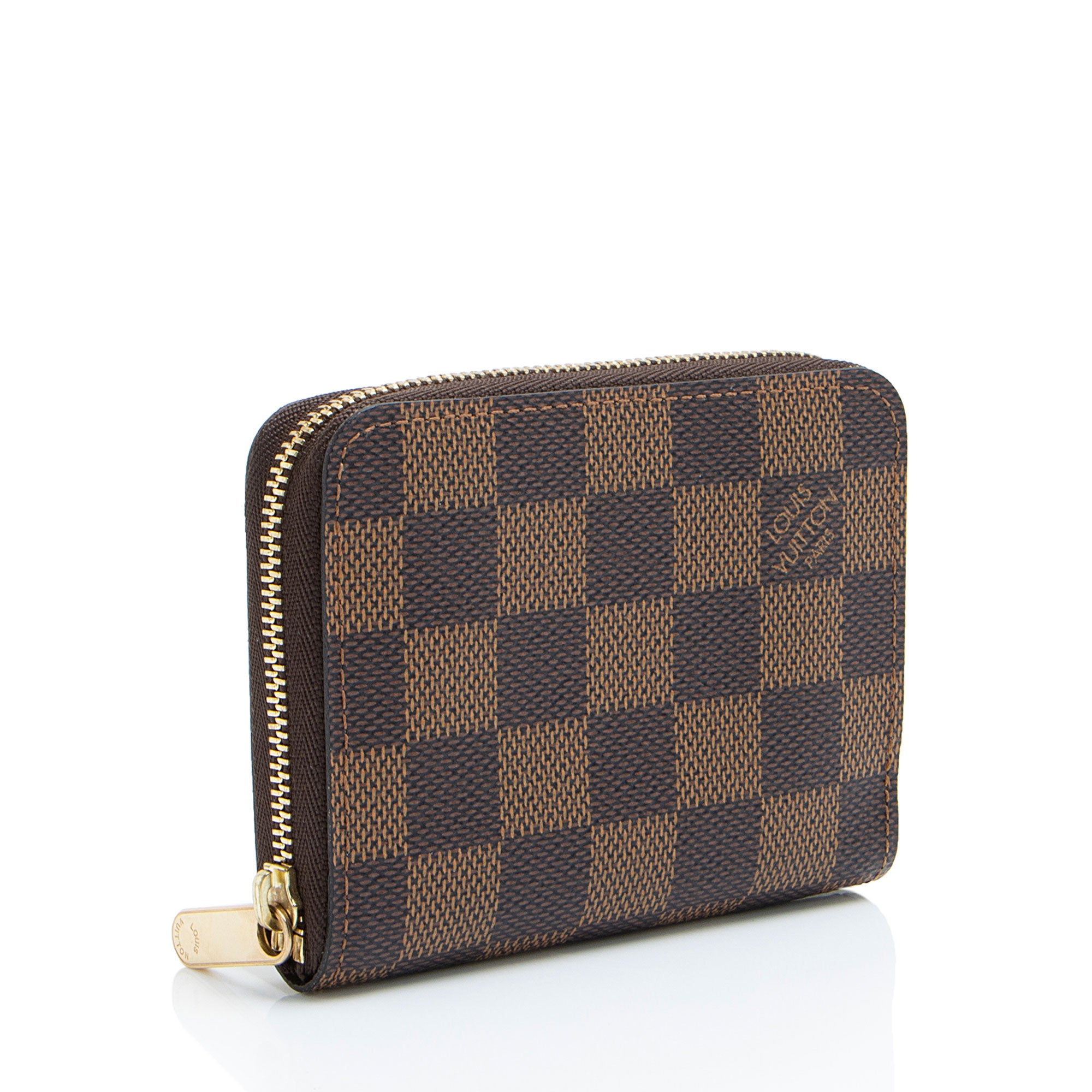 Louis Vuitton Damier Ebene Zippy Coin Wallet (SHF-TRW0A1)