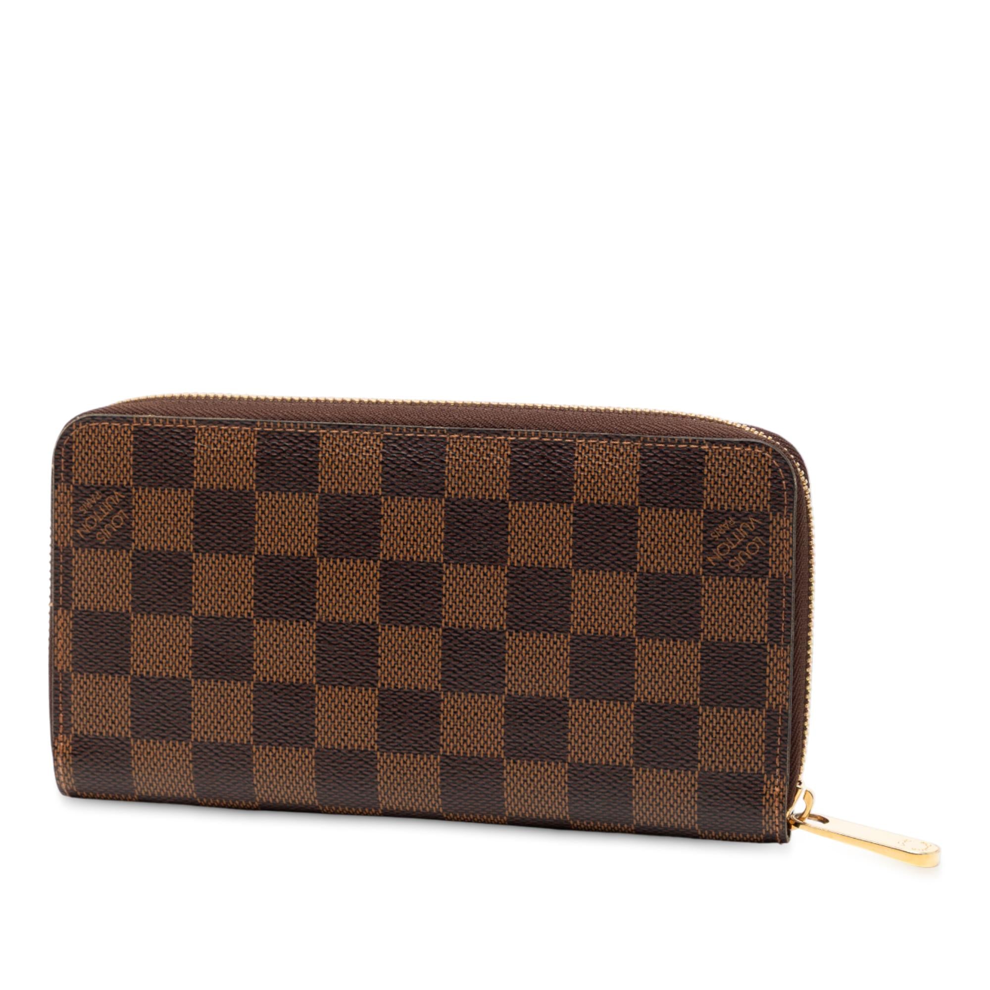 Louis Vuitton Damier Ebene Zippy Long Wallet