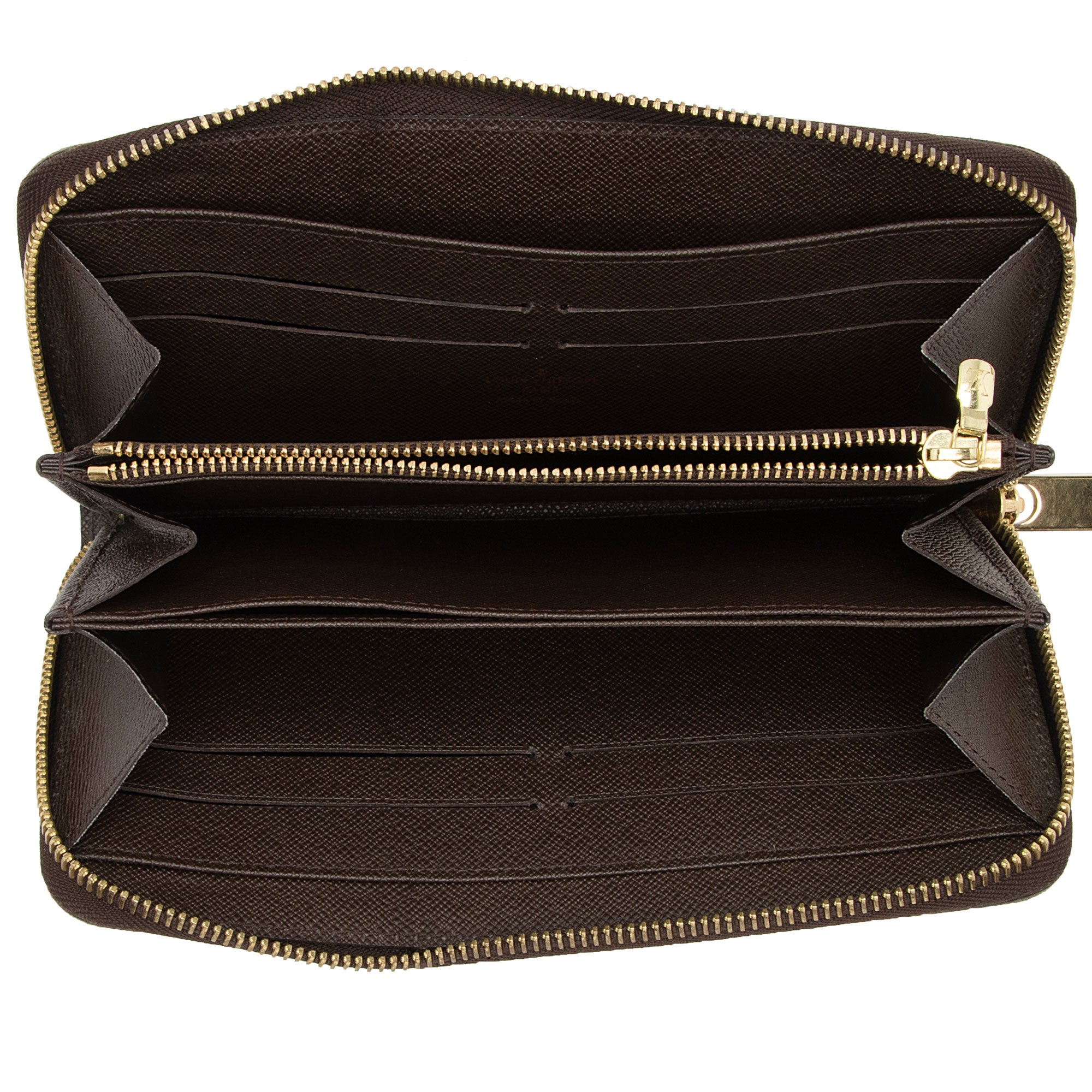 Louis Vuitton Damier Ebene Zippy Wallet (SHF-WEbG8g)