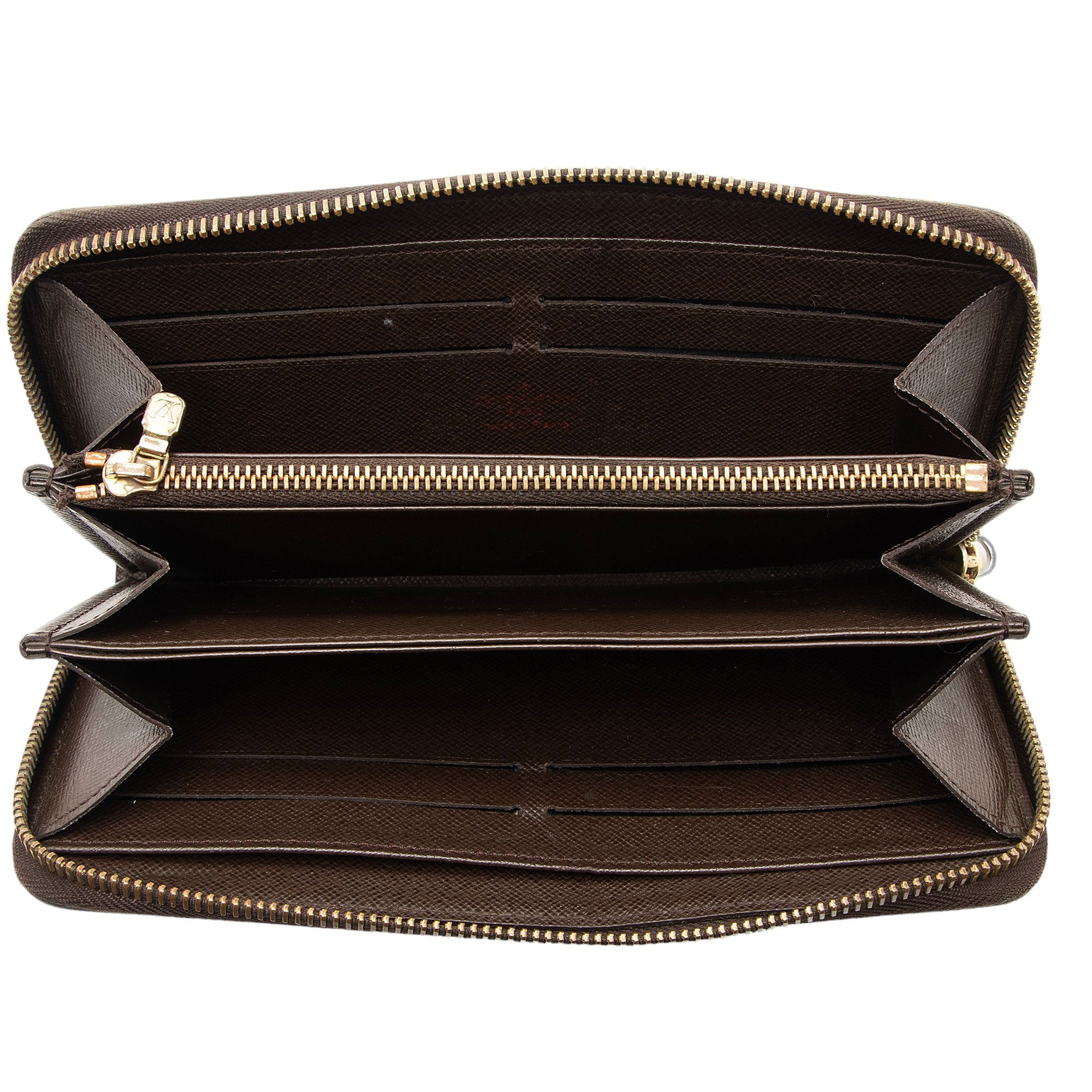 Louis Vuitton Damier Ebene Zippy Wallet (SHF-7iUjjr)