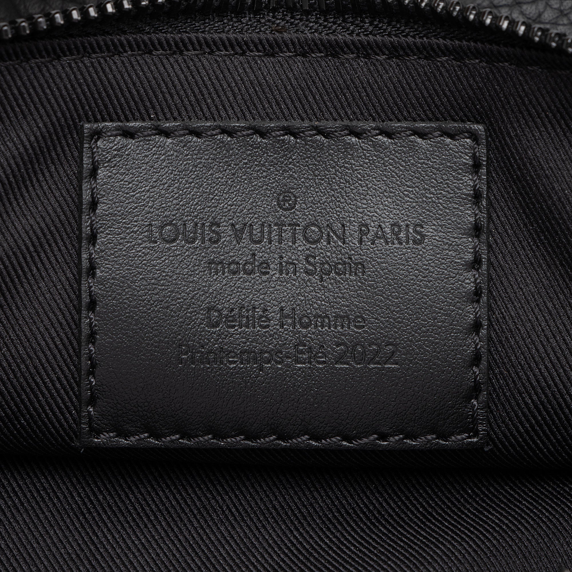 Louis Vuitton Damier Glitter Taurillon In The Loop Trio Pouch