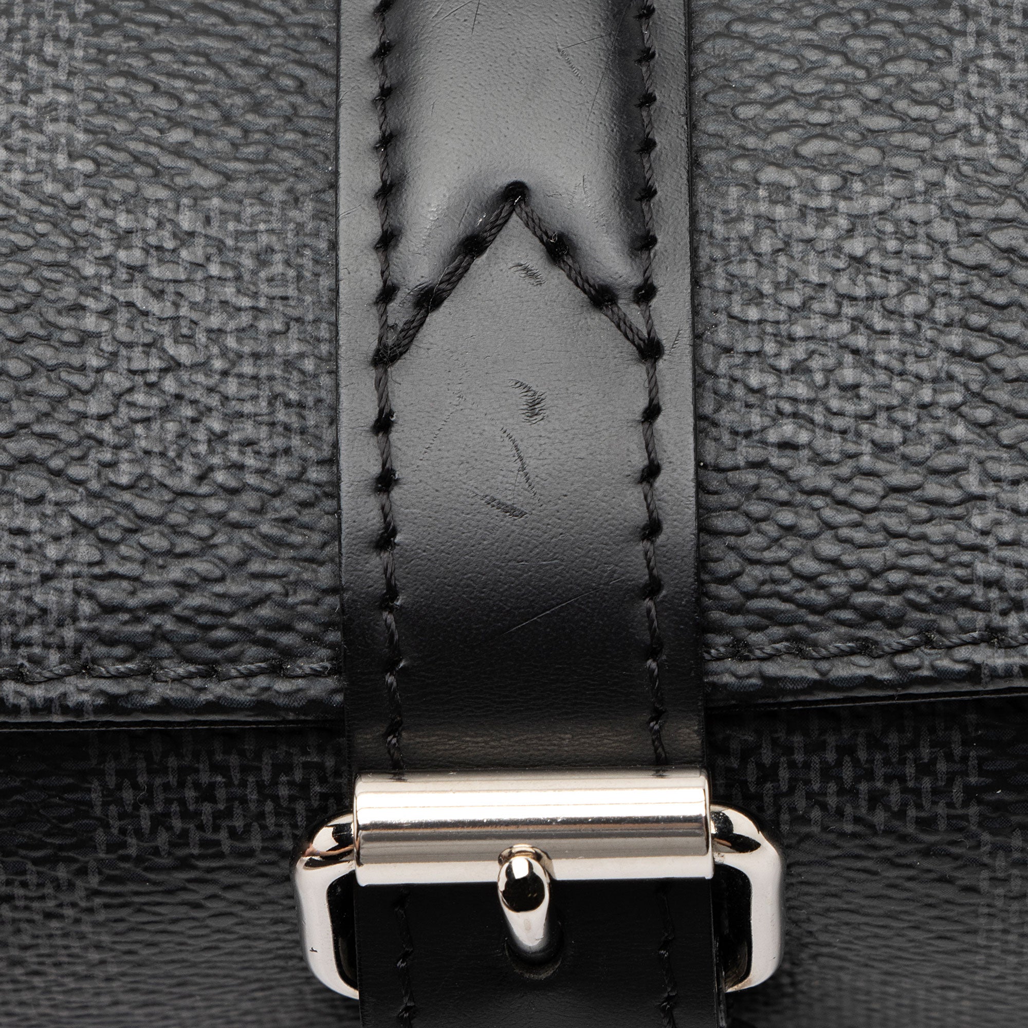 Louis Vuitton Damier Graphite 3 Watch Travel Case (SHF-KcBPI3)