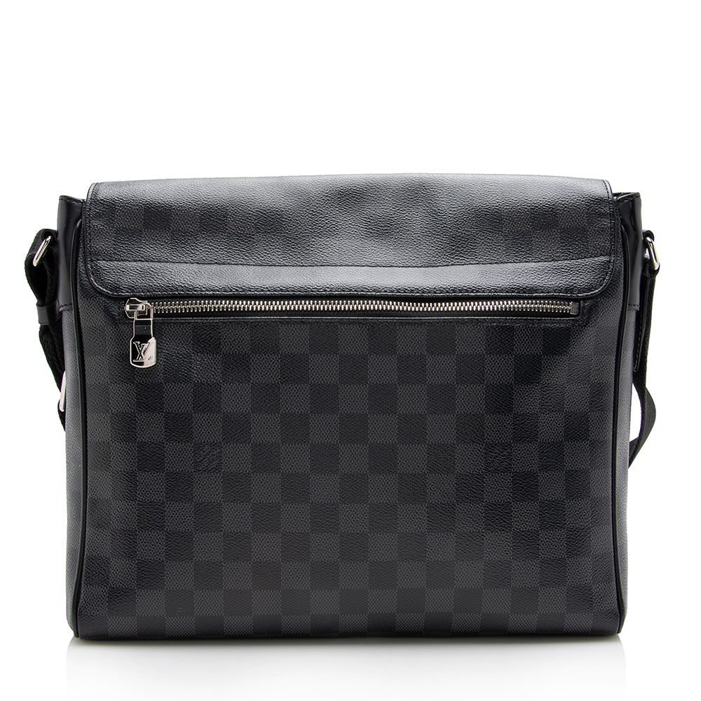 Louis Vuitton Damier Graphite District MM Messenger (SHF-17183)