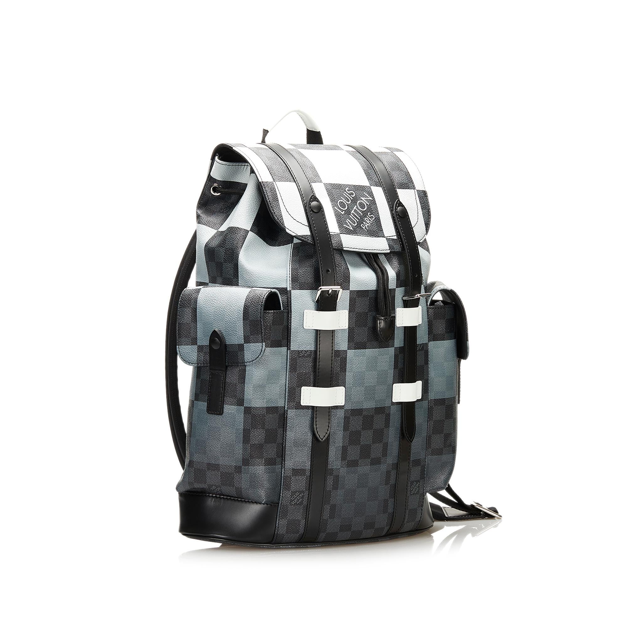 Louis Vuitton Damier Graphite Giant Christopher (SHG-37669)