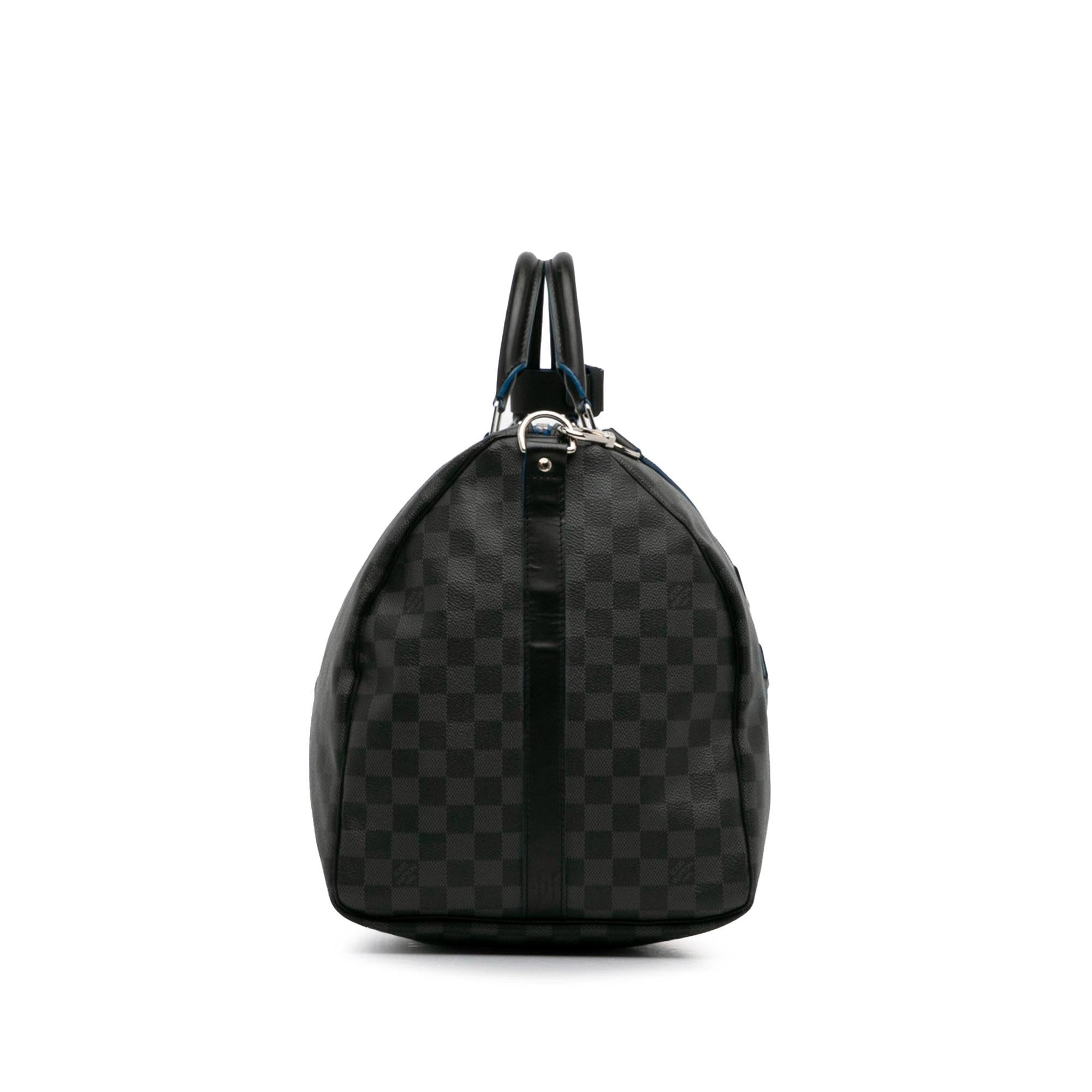 Louis Vuitton Damier Graphite Keepall Bandouliere 55 (SHG-A1oTqy)