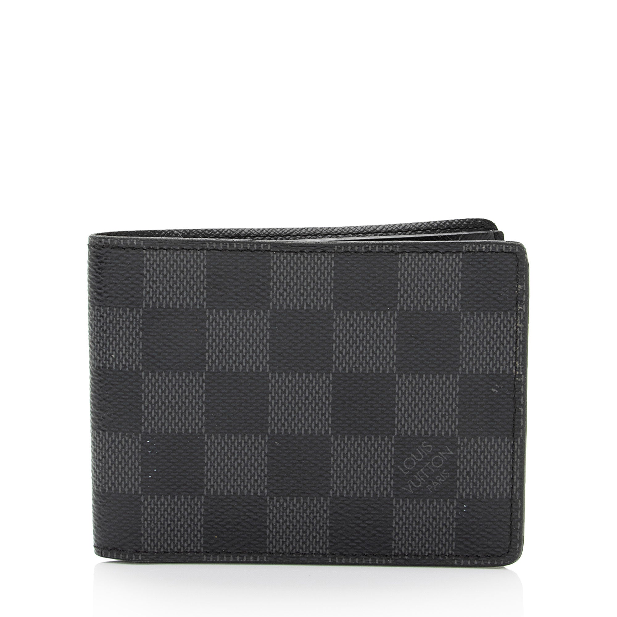 Louis Vuitton Damier Graphite Slender ID Bi-Fold Wallet (SHF-BrbsY1)
