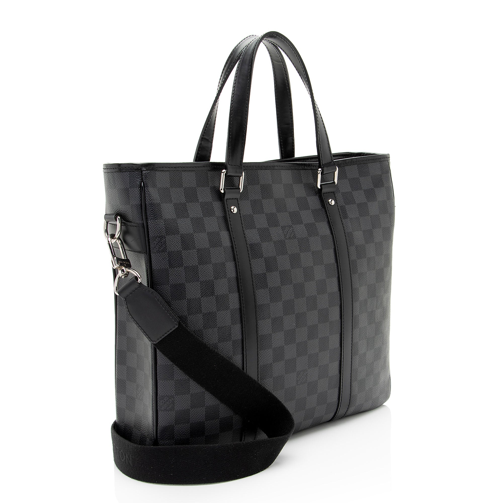 Louis Vuitton Damier Graphite Tadao PM Tote (SHF-Oxs4yX)