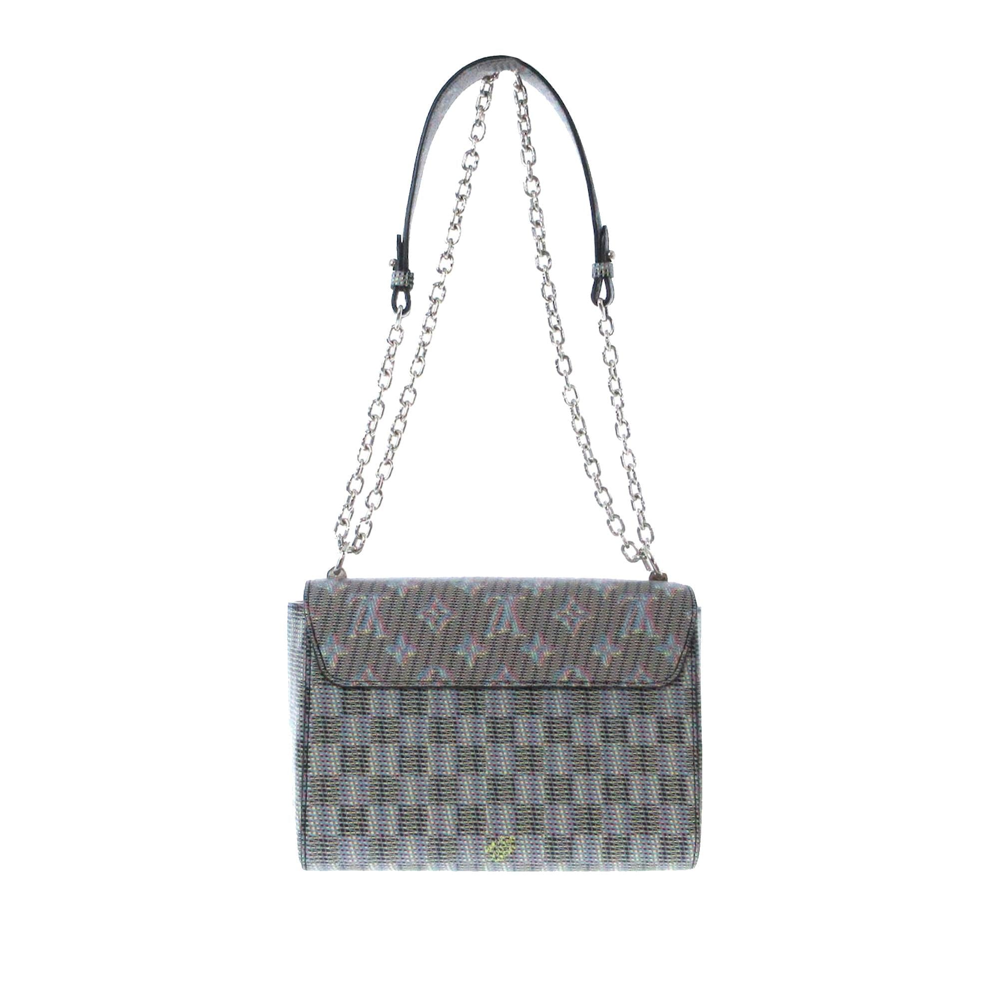 Louis Vuitton Damier Monogram Pop Twist MM (SHG-4gOPgk)