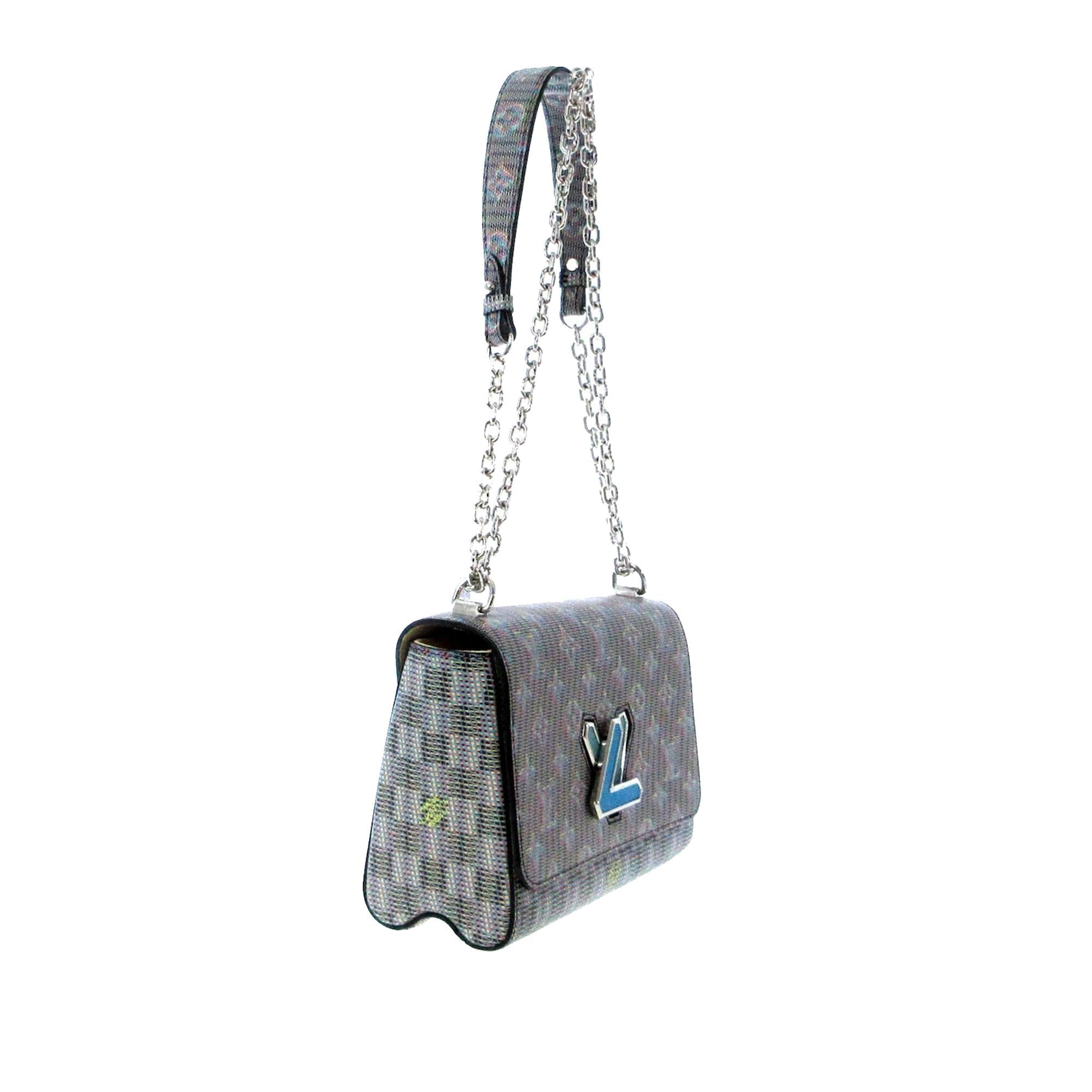 Louis Vuitton Damier Monogram Pop Twist MM (SHG-4gOPgk)