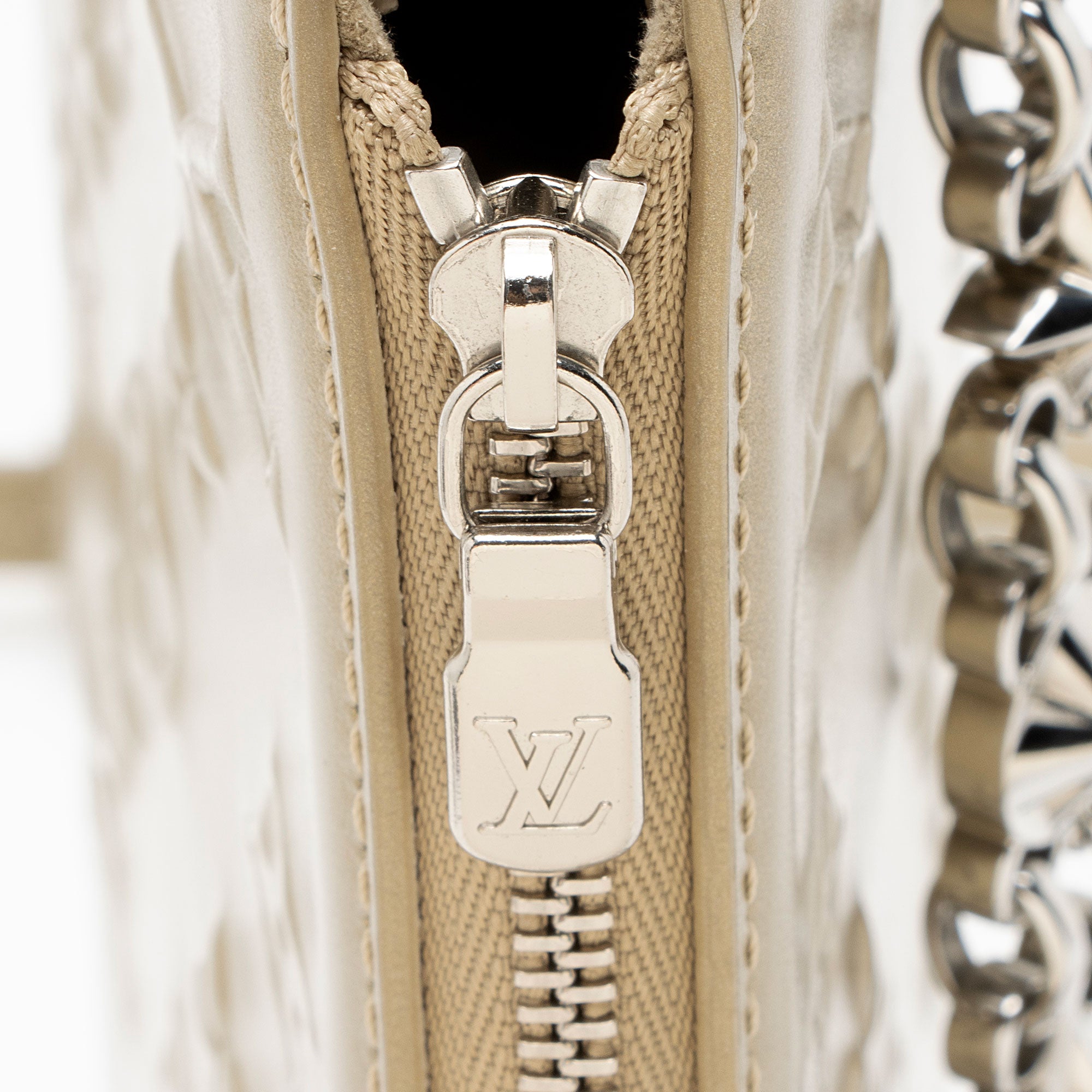 Louis Vuitton Debossed Monogram Leather Lexington Pouch