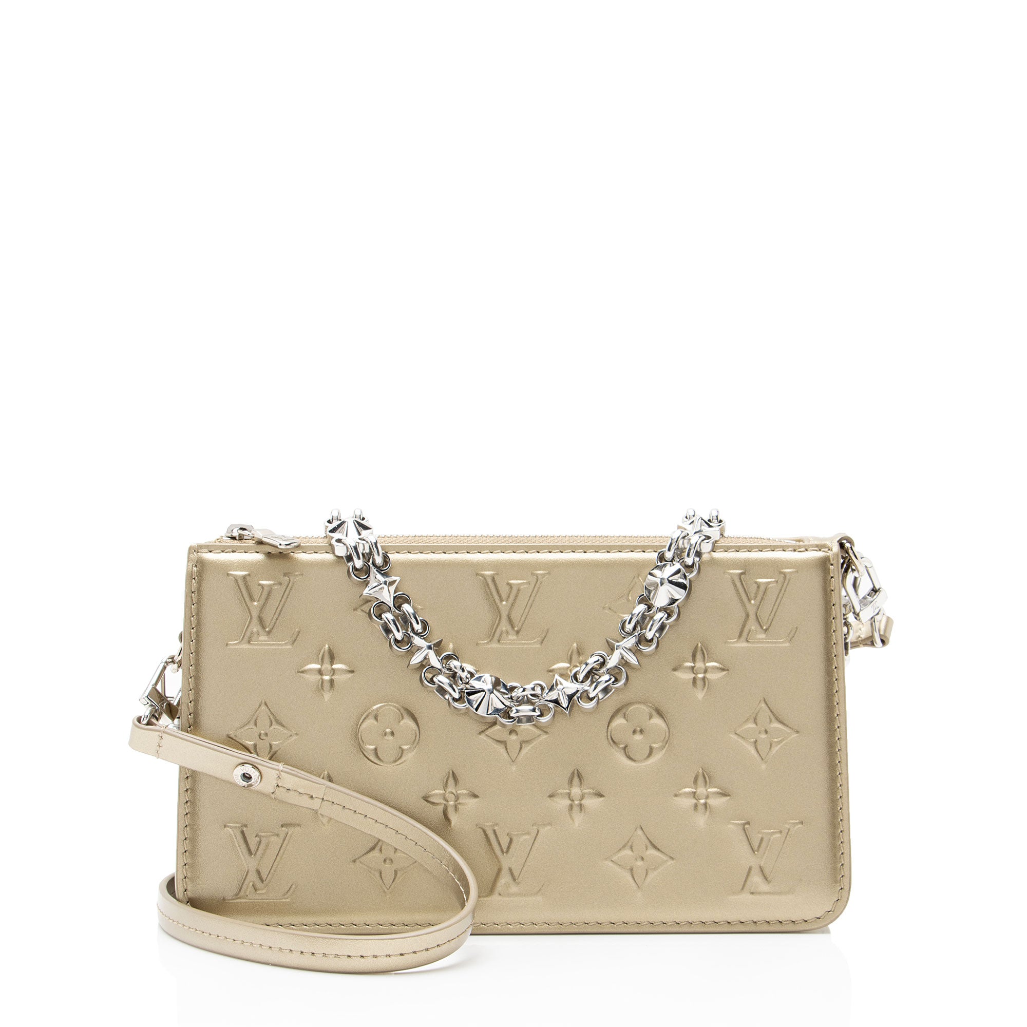 Louis Vuitton Debossed Monogram Leather Lexington Pouch