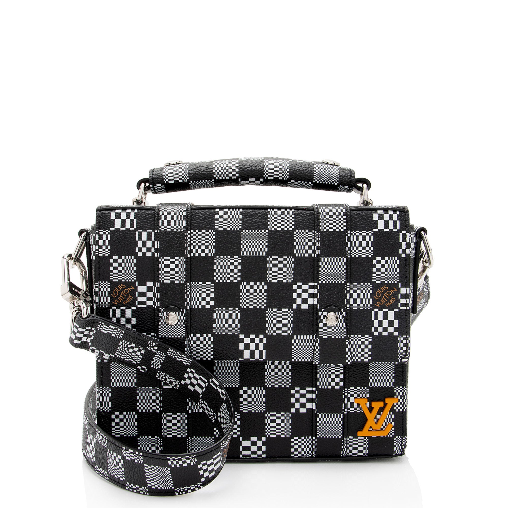 Louis Vuitton Limited Edition Damier Distorted Flap Soft Trunk Messeng