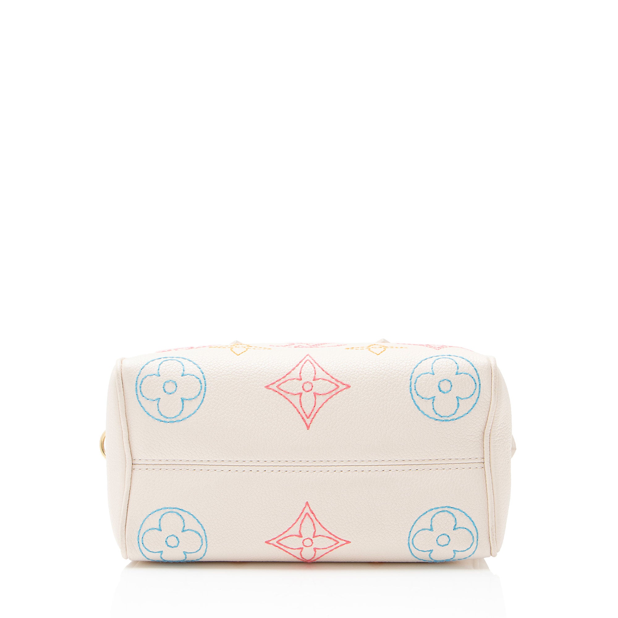 Louis Vuitton Embroidered Monogram Speedy Bandouliere 20 Satchel