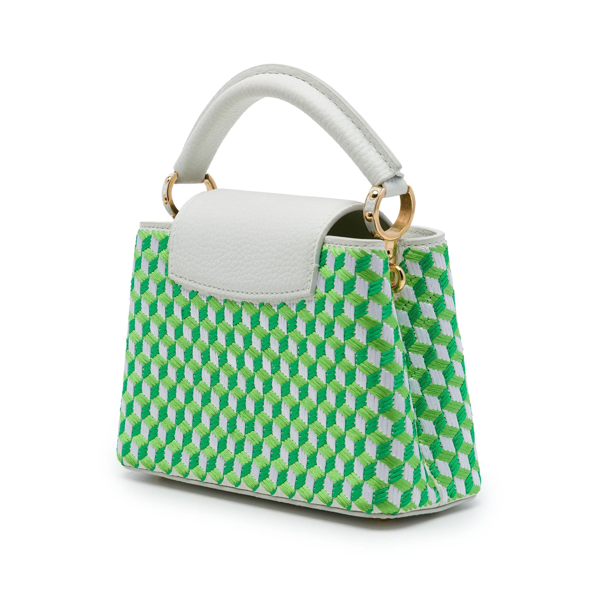 Louis Vuitton Embroidered Taurillon Mini Capucines