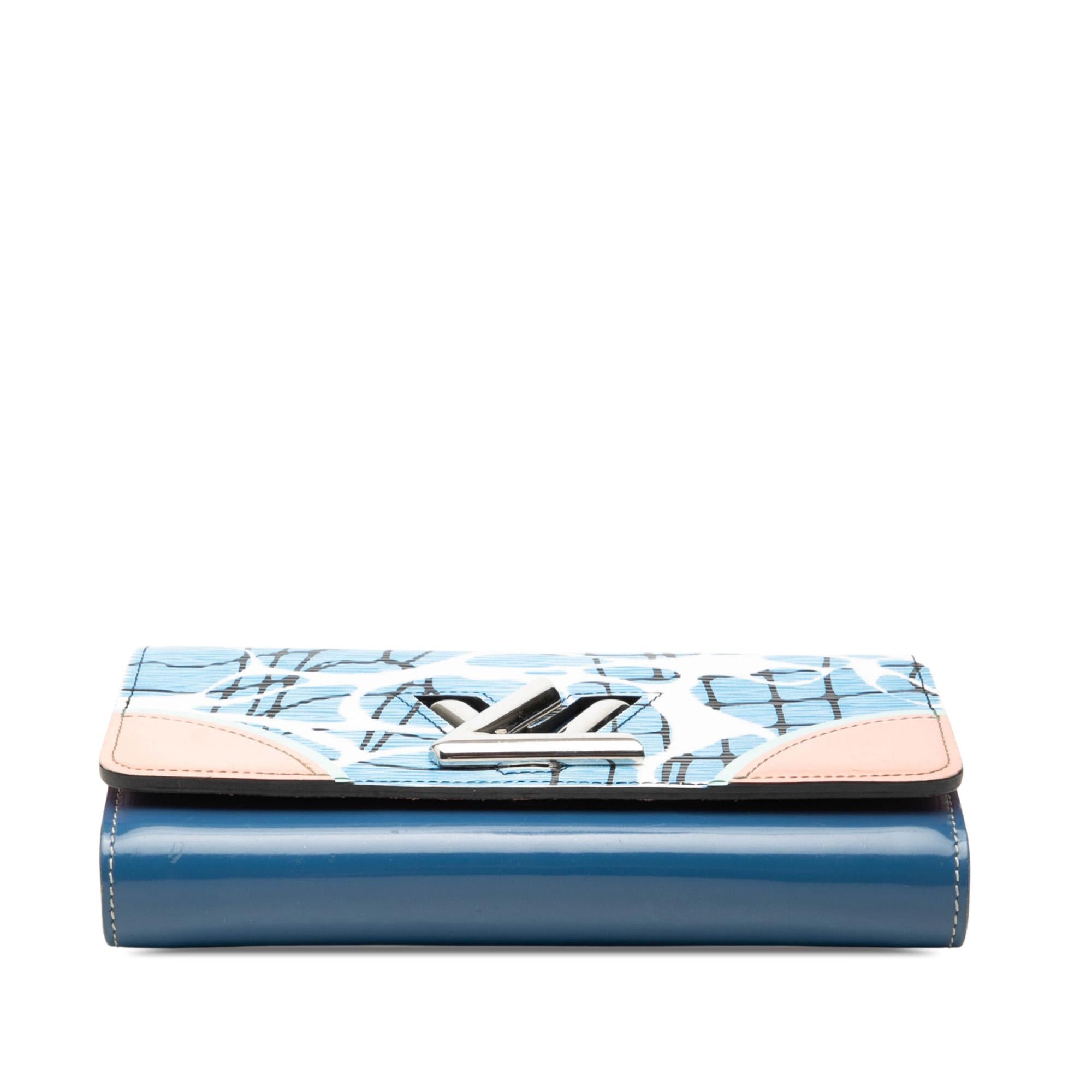 Louis Vuitton Epi Aqua Twist Wallet on Chain