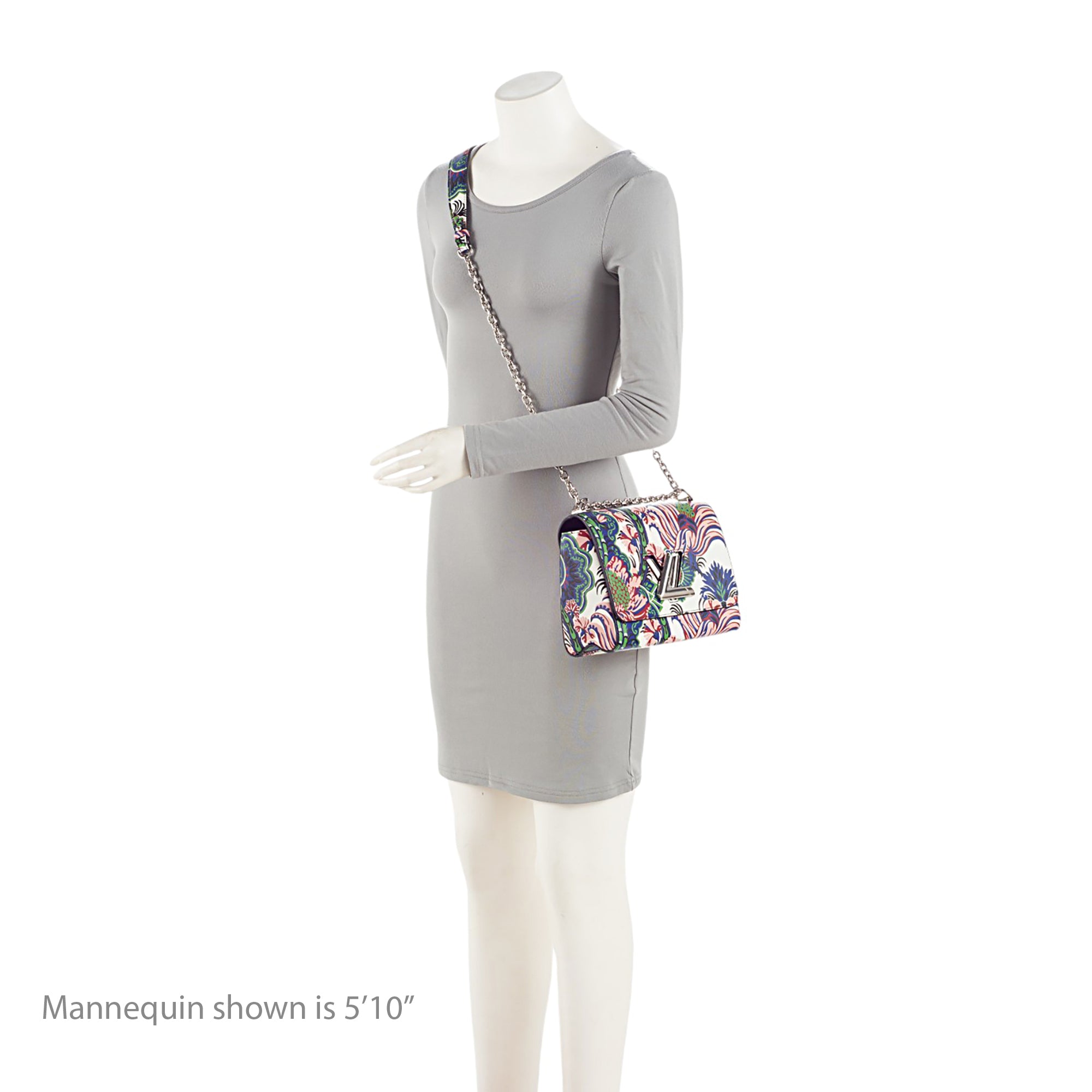 Louis Vuitton Epi Leather Floral Twist MM Shoulder Bag (SHF-L2vM4S)