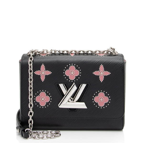 Louis Vuitton Epi Leather Flowers Twist MM Shoulder Bag (SHF-aNDF1B)