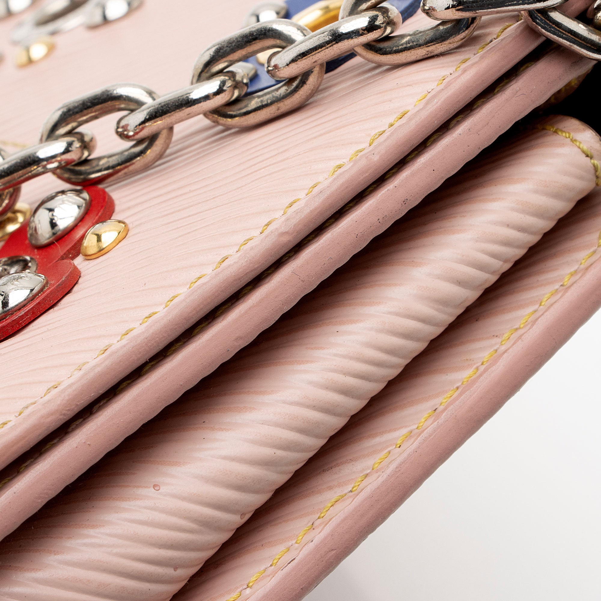 Louis Vuitton Epi Leather Mechanical Flowers Twist Chain Wallet (SHF-6UVkMs)