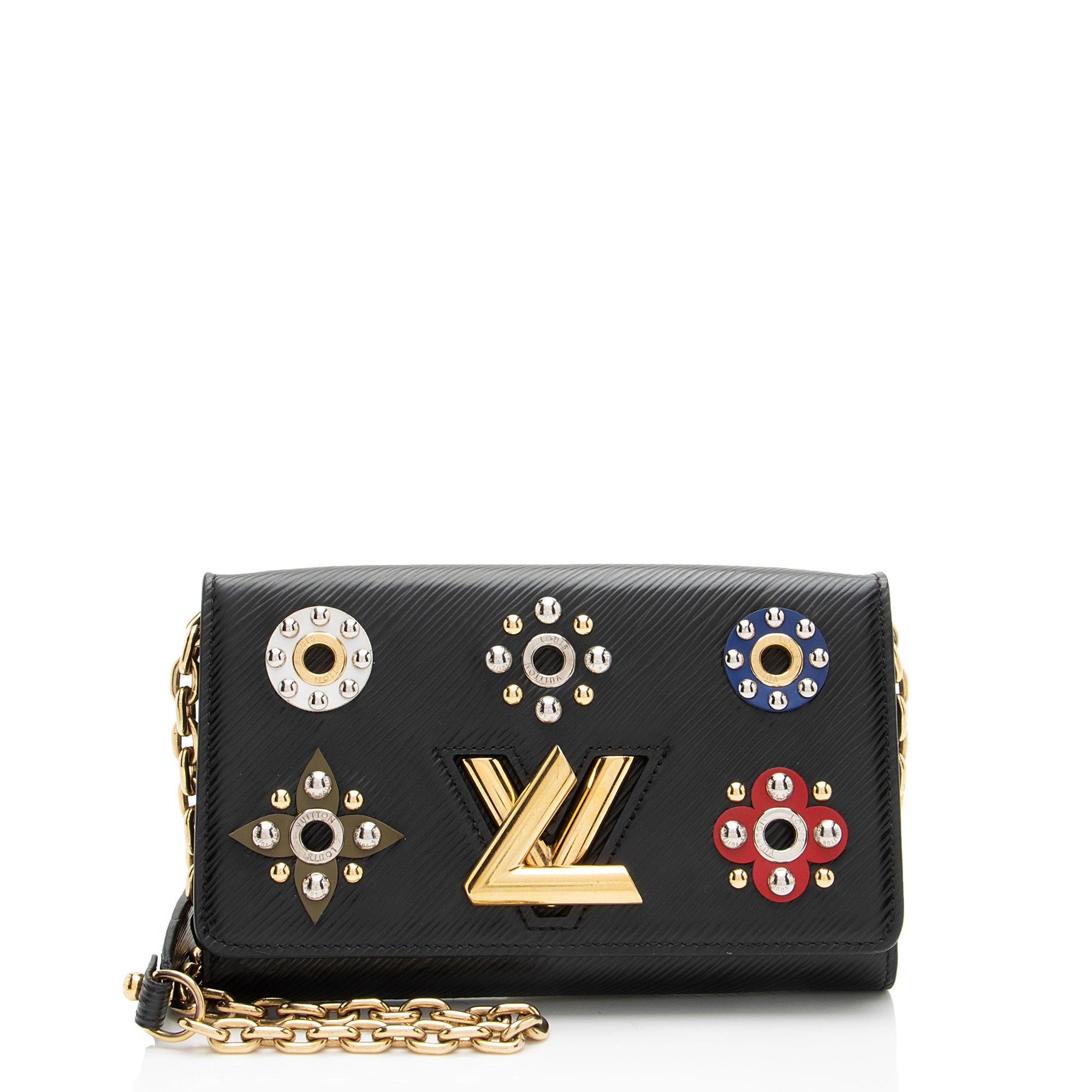 Louis Vuitton Epi Leather Mechanical Flowers Twist Chain Wallet