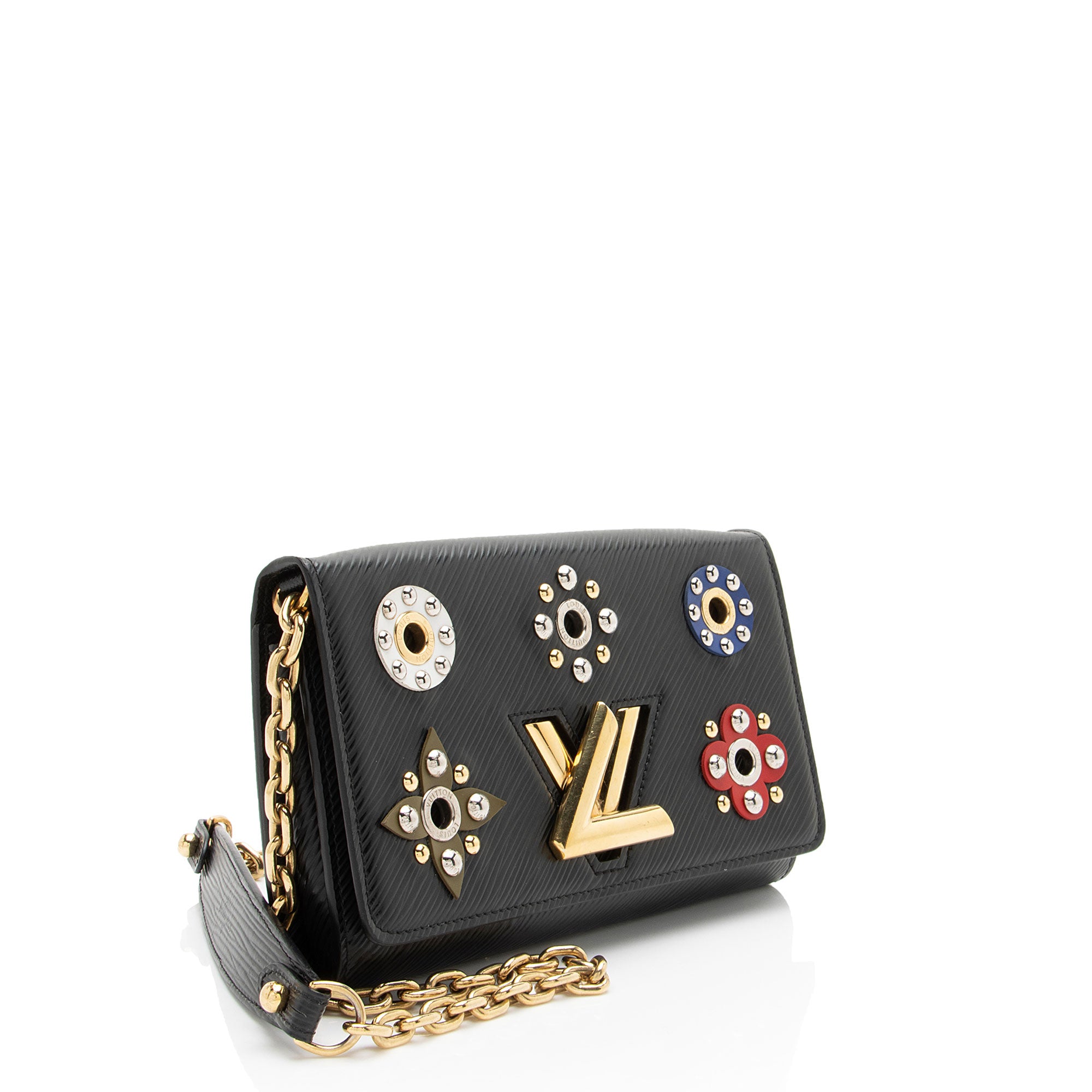 Louis Vuitton Epi Leather Mechanical Flowers Twist Chain Wallet