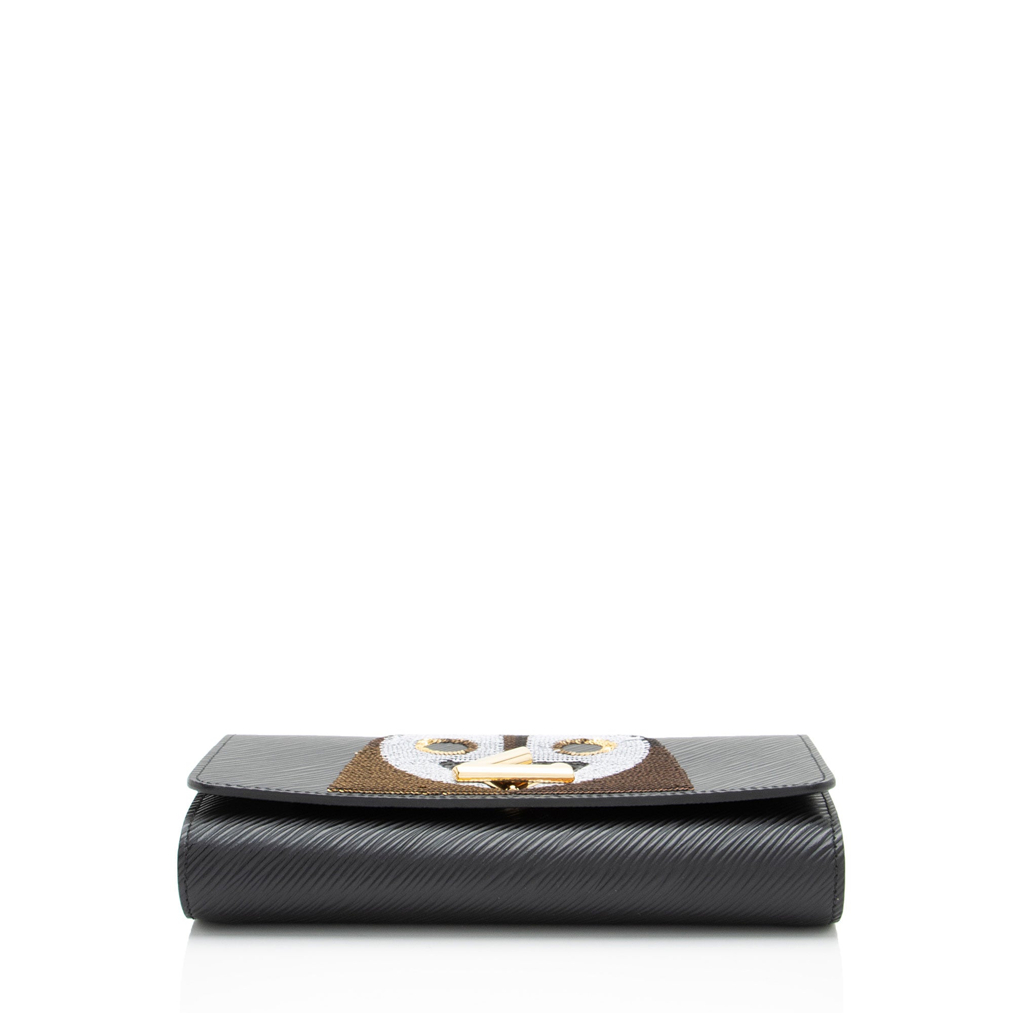 Louis Vuitton Epi Leather Sequin Owl Twist Chain Wallet
