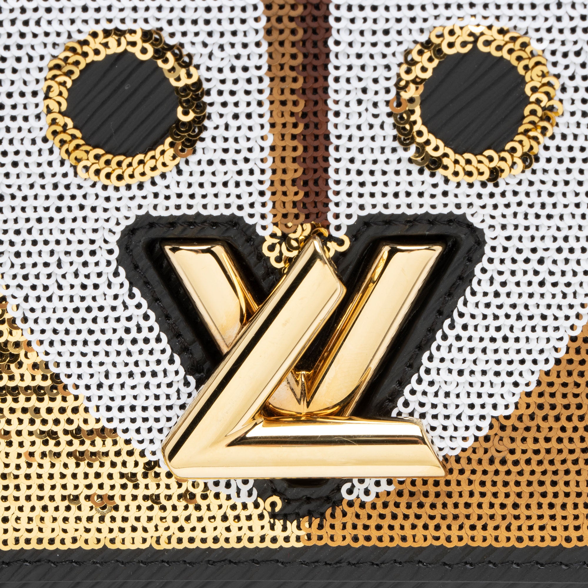 Louis Vuitton Epi Leather Sequin Owl Twist Chain Wallet