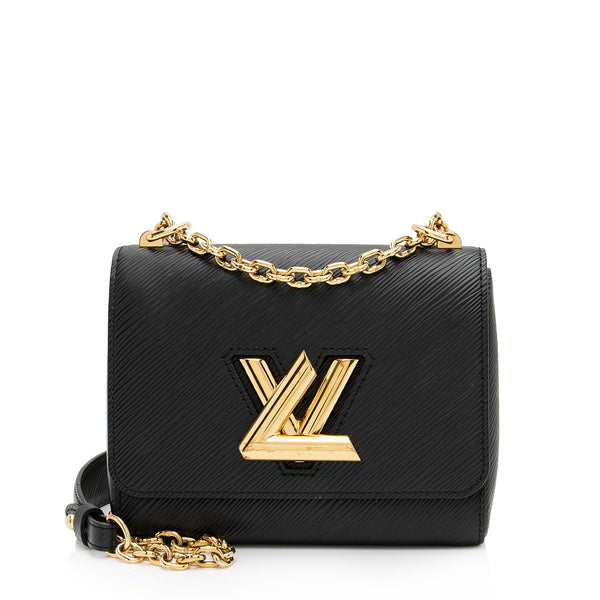 Louis Vuitton Twist MM Handbag Gold Color Hardware Epi Leather