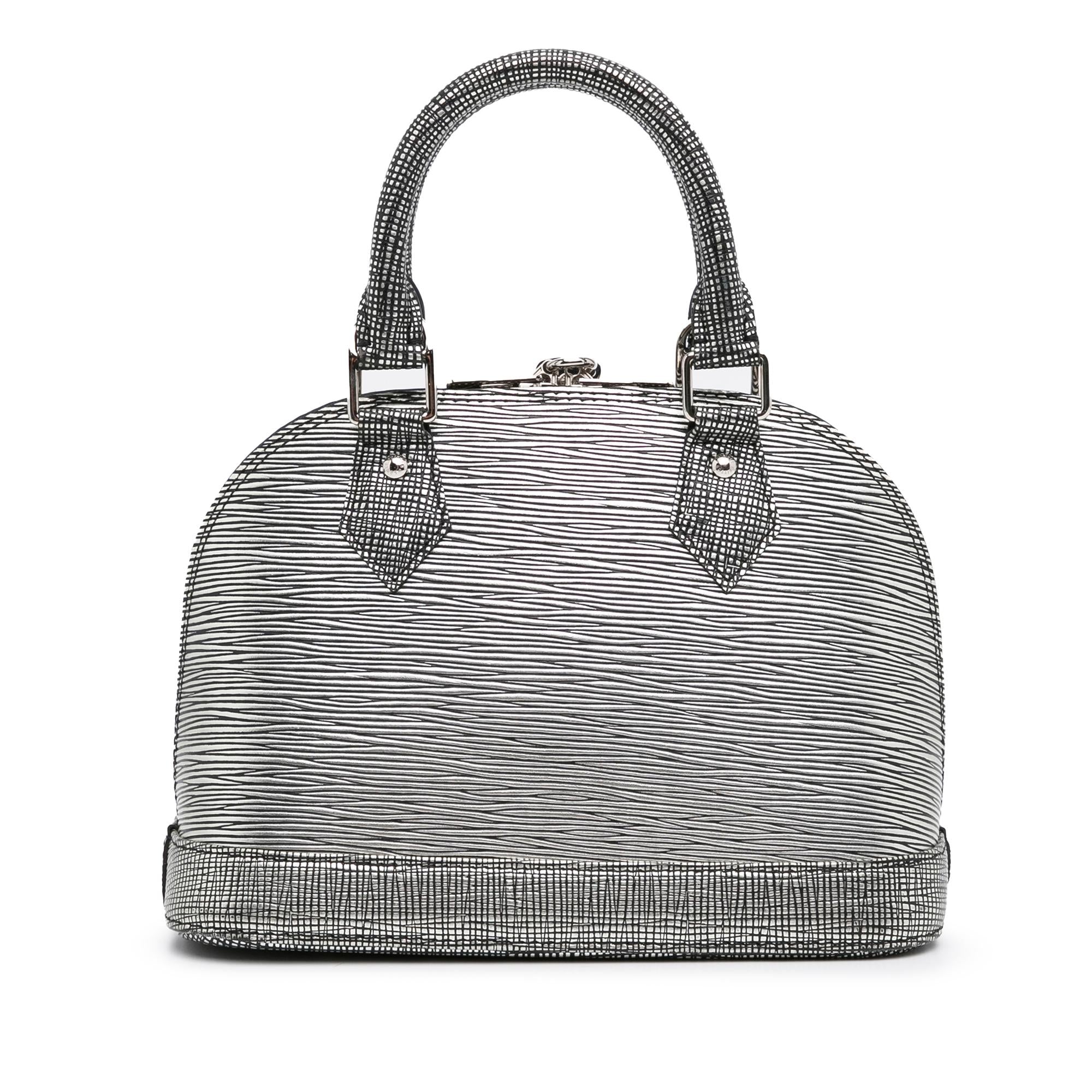 Louis Vuitton Epi Platine Alma BB (SHG-Pg152e)