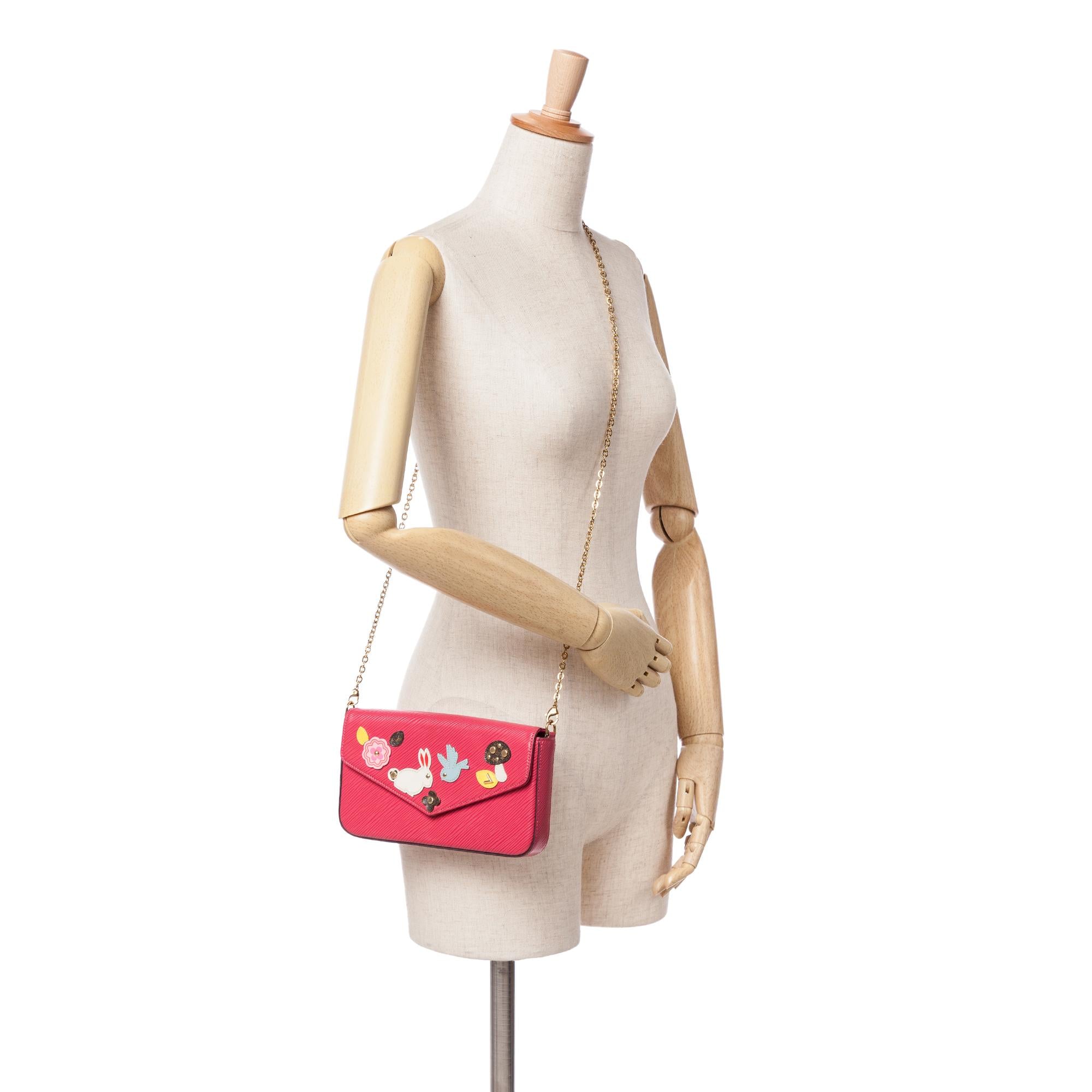 Louis Vuitton Epi Pochette Felicie Patchwork