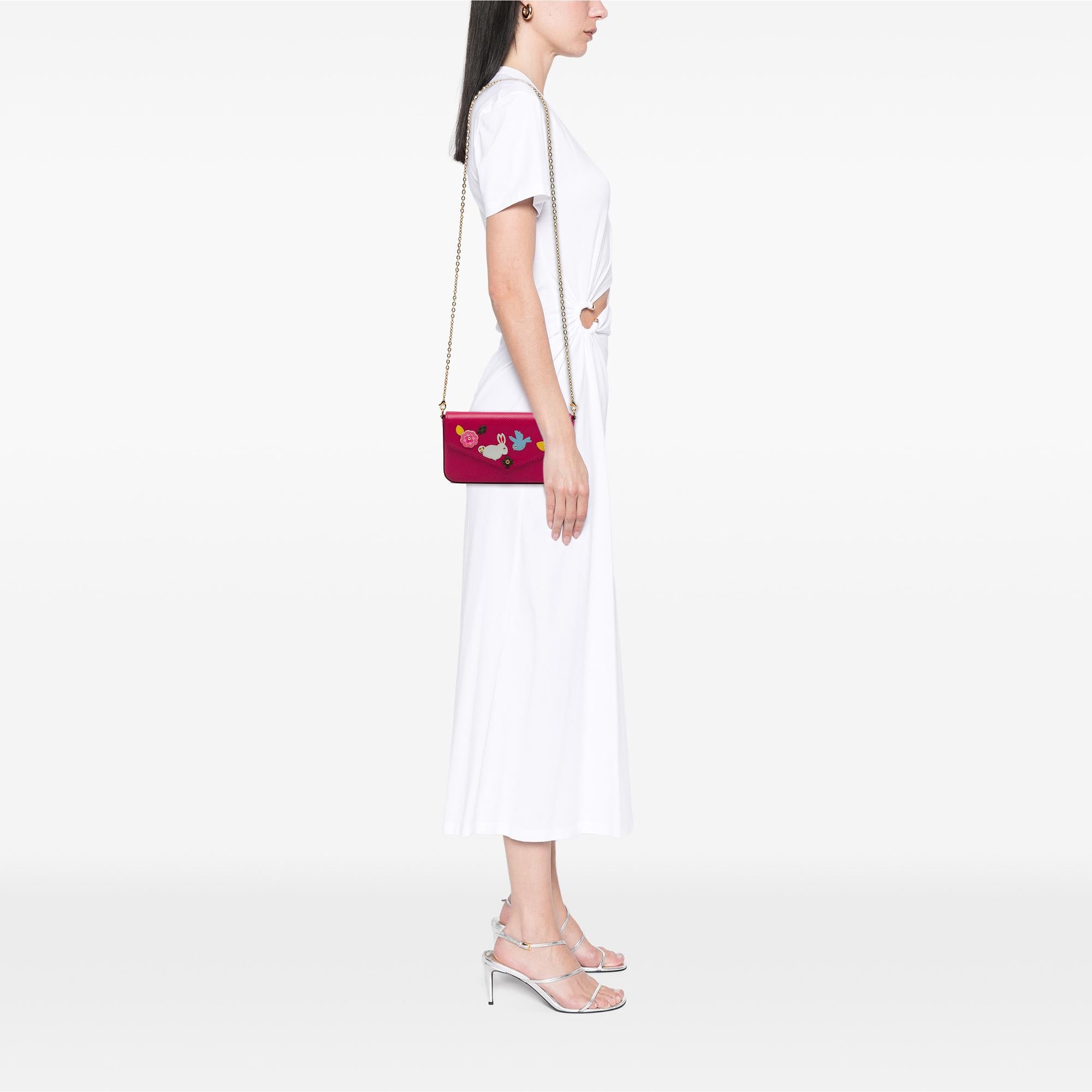 Louis Vuitton Epi Pochette Felicie Patchwork