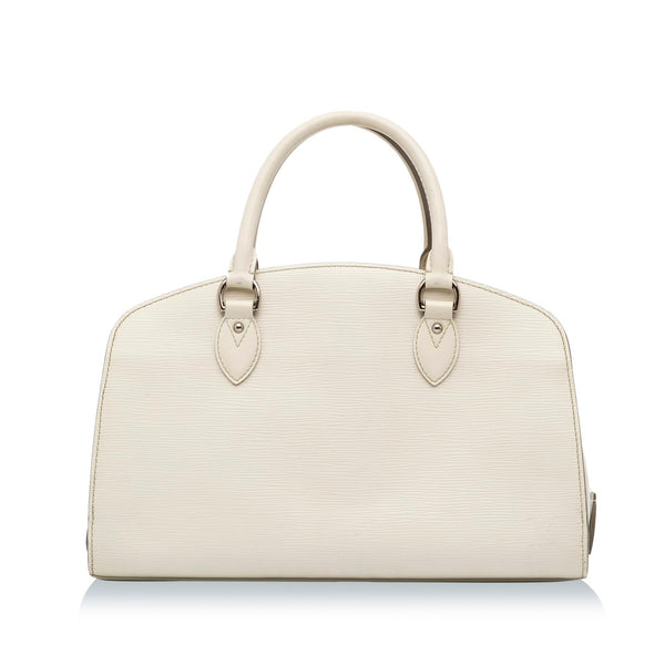 Louis Vuitton Alma Ivory EPI Leather Bag PM