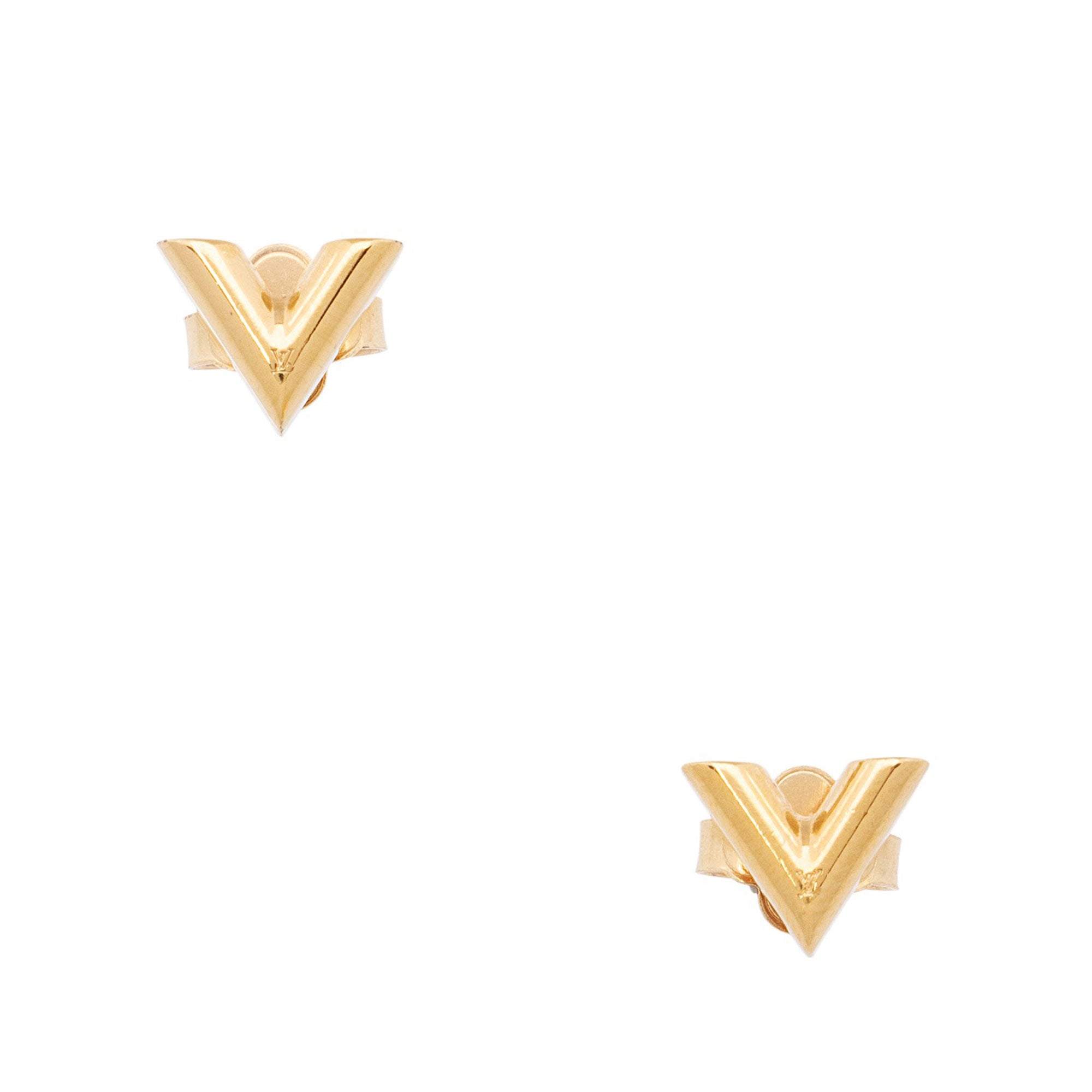 Louis Vuitton Essential V Stud Earrings