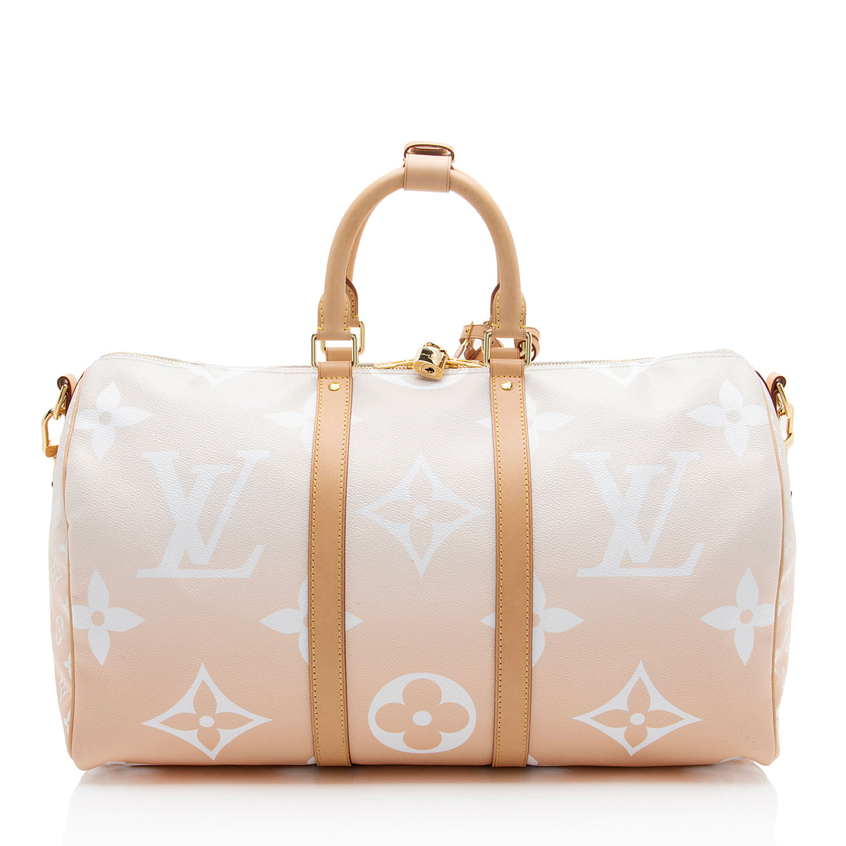 Louis Vuitton Giant Monogram Canvas By The Pool Keepall Bandouliere 45 Duffle