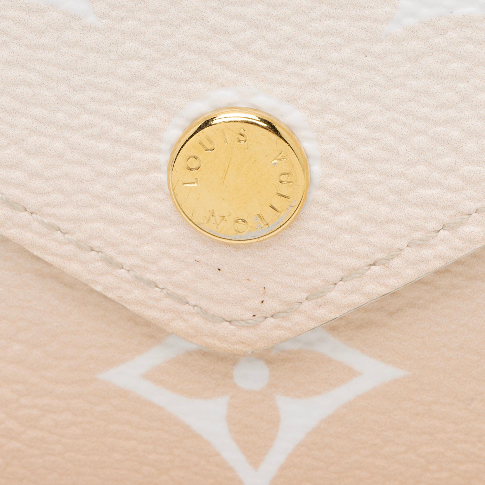 Louis Vuitton Giant Monogram Canvas By The Pool Victorine Wallet (SHF-SOniuk)