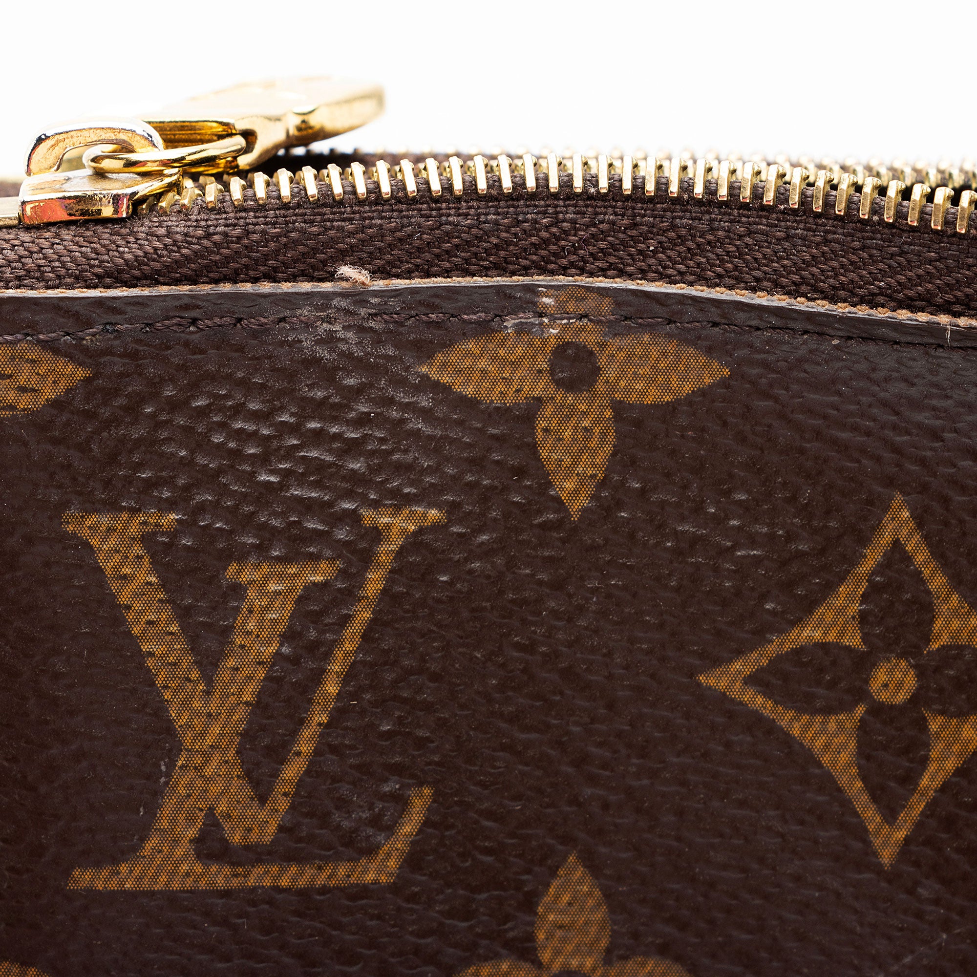 Louis Vuitton Giant Monogram Canvas Double Zip Pochette (SHF-gxhVVJ)