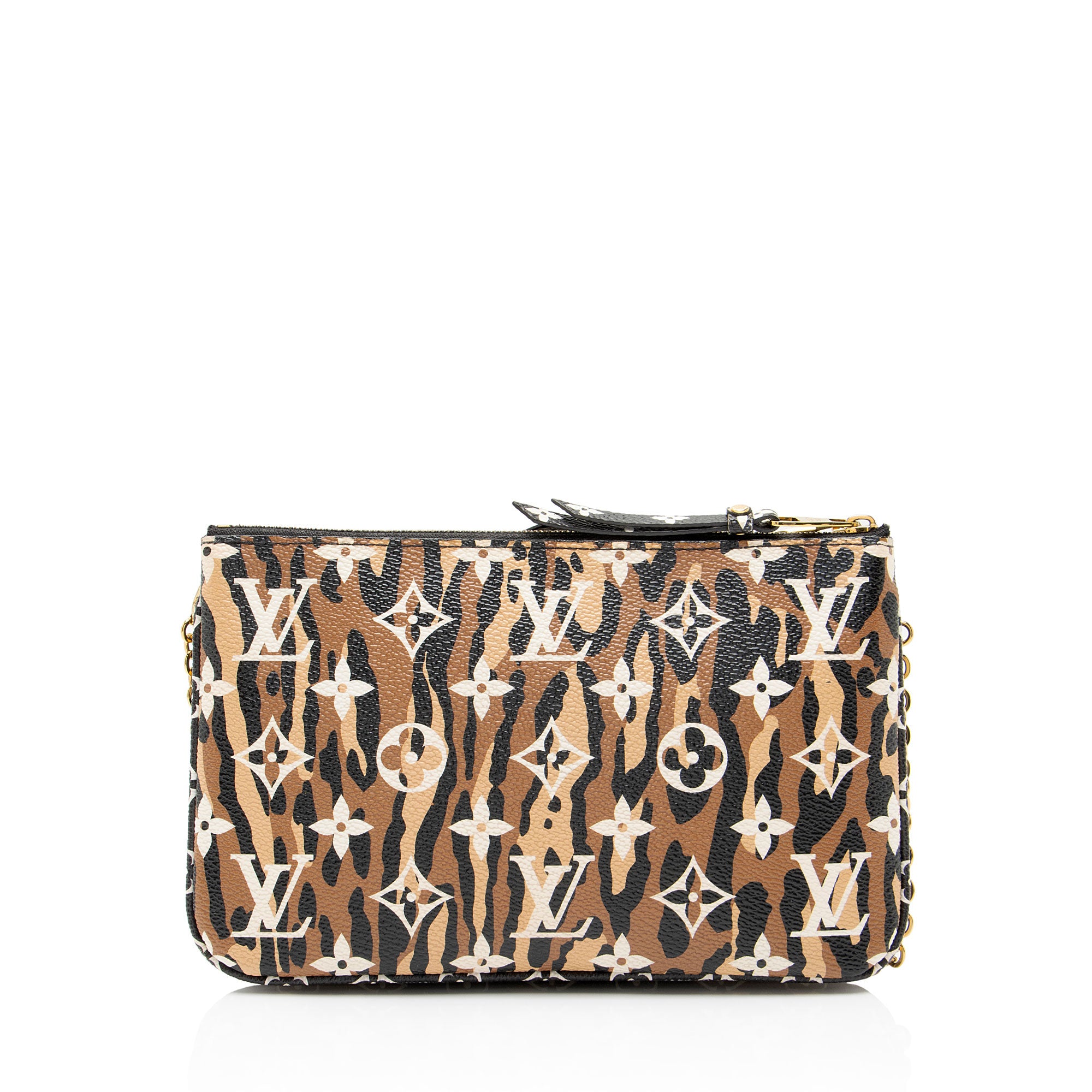 Louis Vuitton Giant Monogram Canvas Jungle Double Zip Pochette