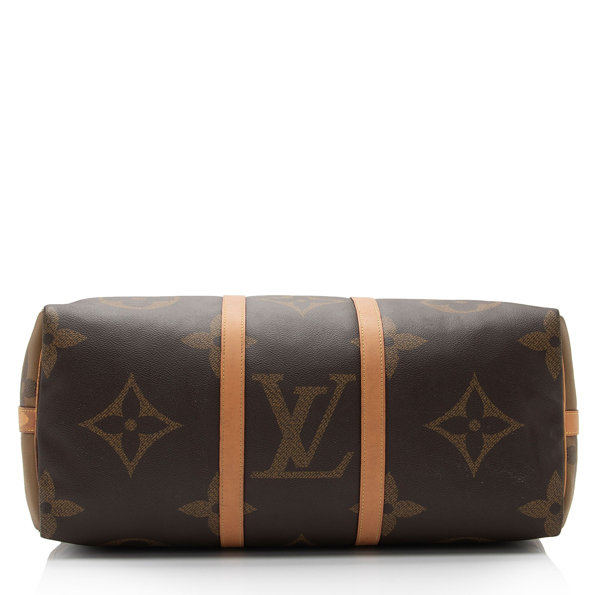 Louis Vuitton Giant Monogram Canvas Keepall Bandouliere 50 Duffle Bag (SHF-z5NZEC)