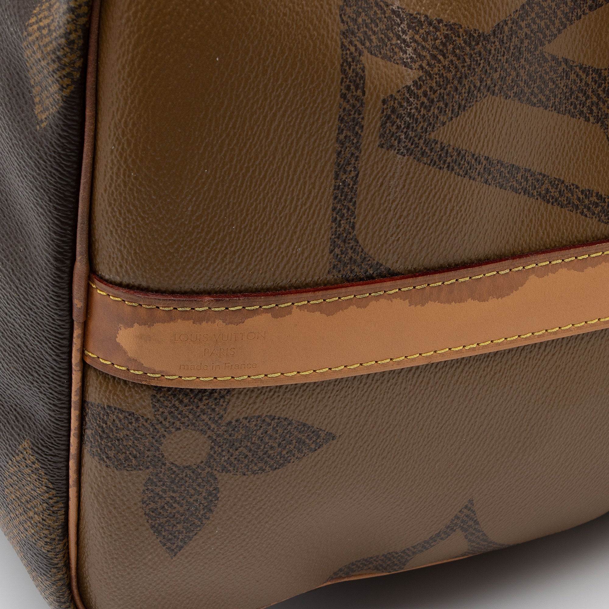 Louis Vuitton Giant Monogram Canvas Keepall Bandouliere 50 Duffle Bag (SHF-z5NZEC)