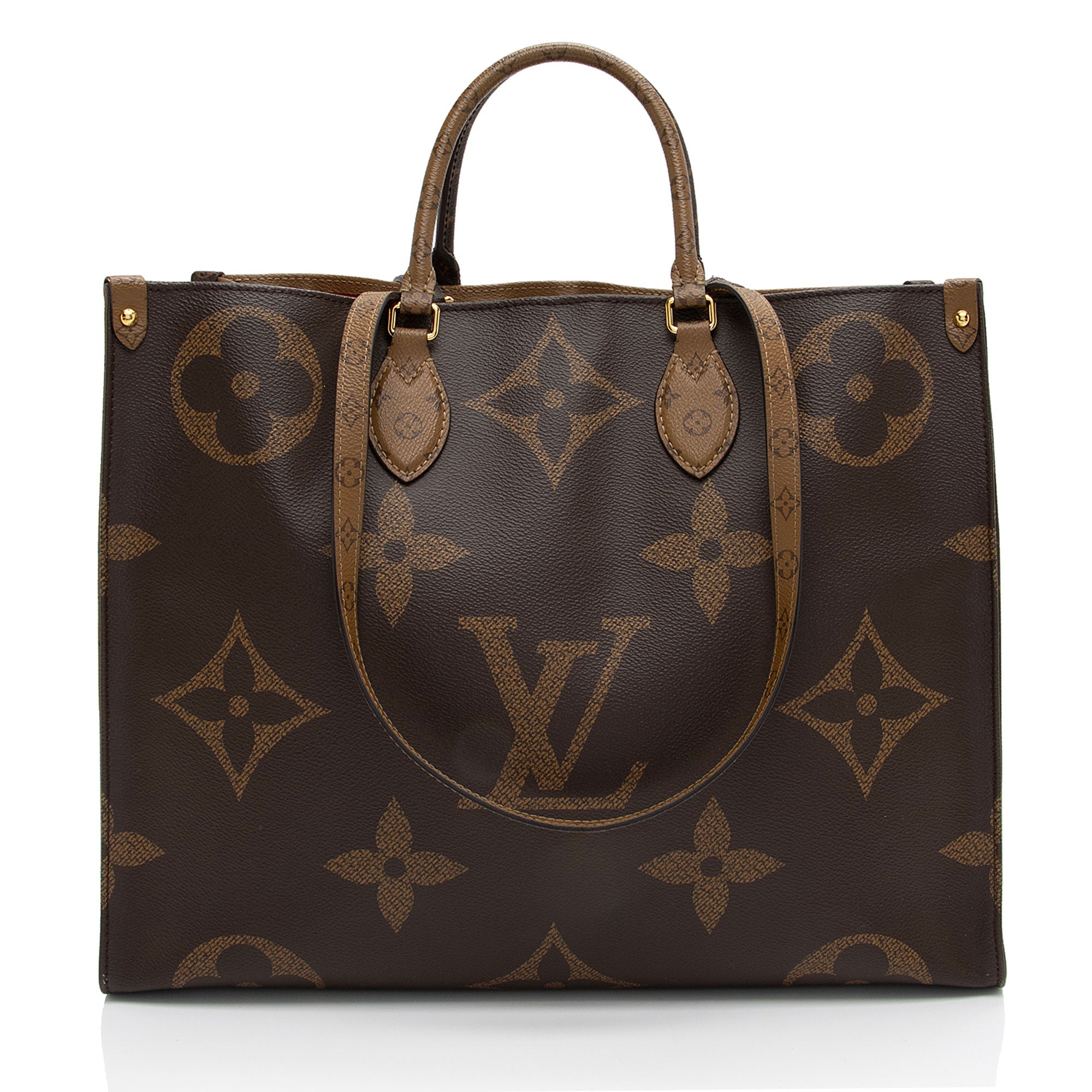 Louis Vuitton Giant Monogram Canvas Onthego GM Tote (SHF-BTGNiS)